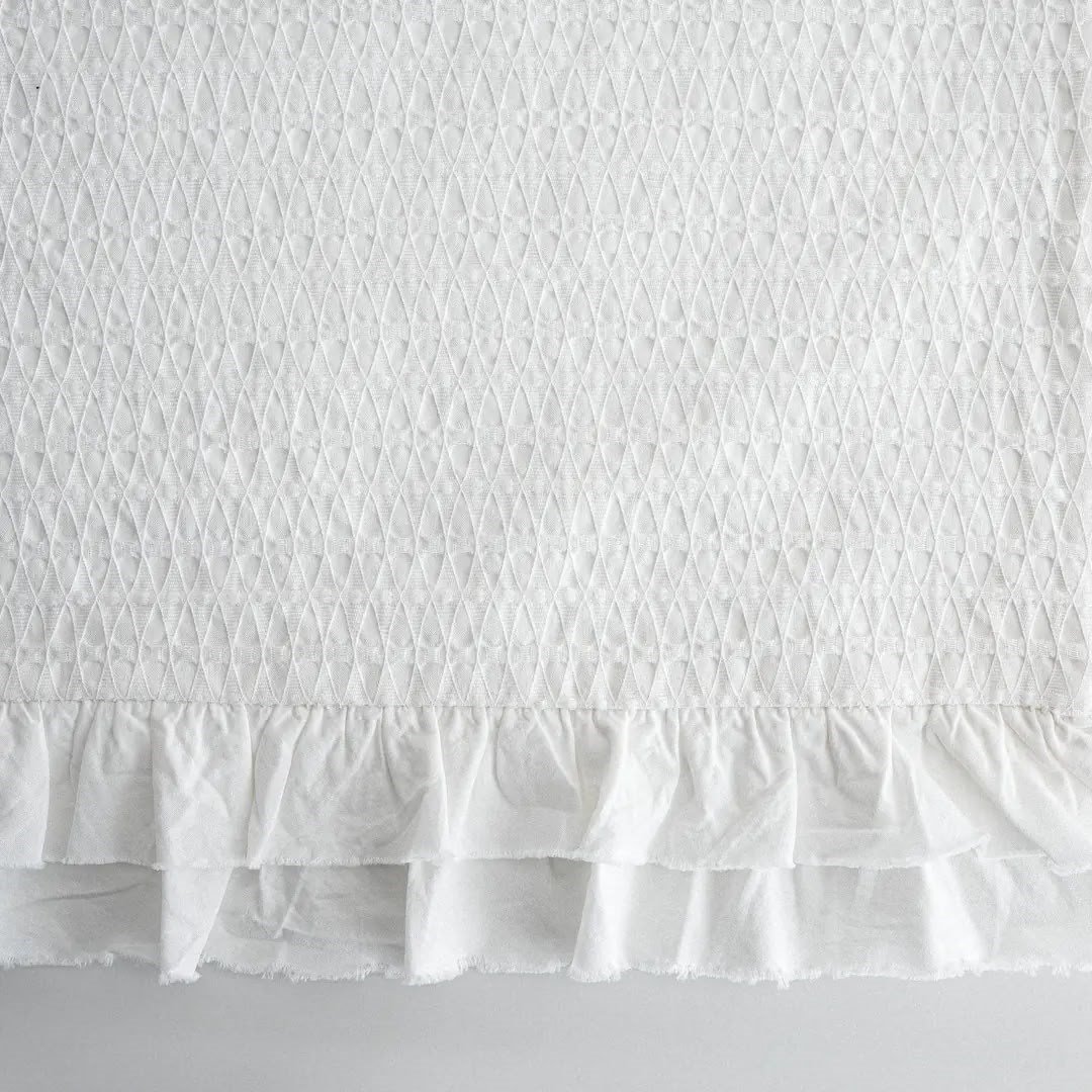 Eco Cotton Ayda Battal Boy Nevresim Takımı Organik Pamuk Krem
