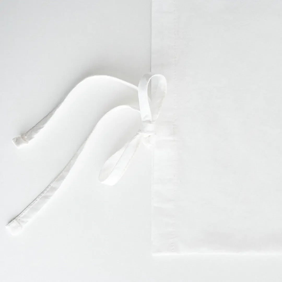 Eco Cotton Ayda Battal Boy Nevresim Takımı Organik Pamuk Krem