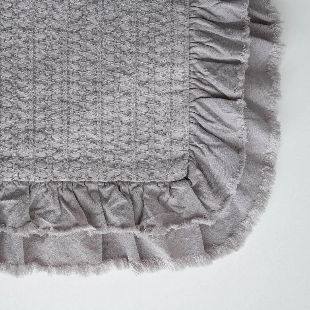 Eco Cotton Ayda Battal Boy Nevresim Takımı Organik Pamuk Gri