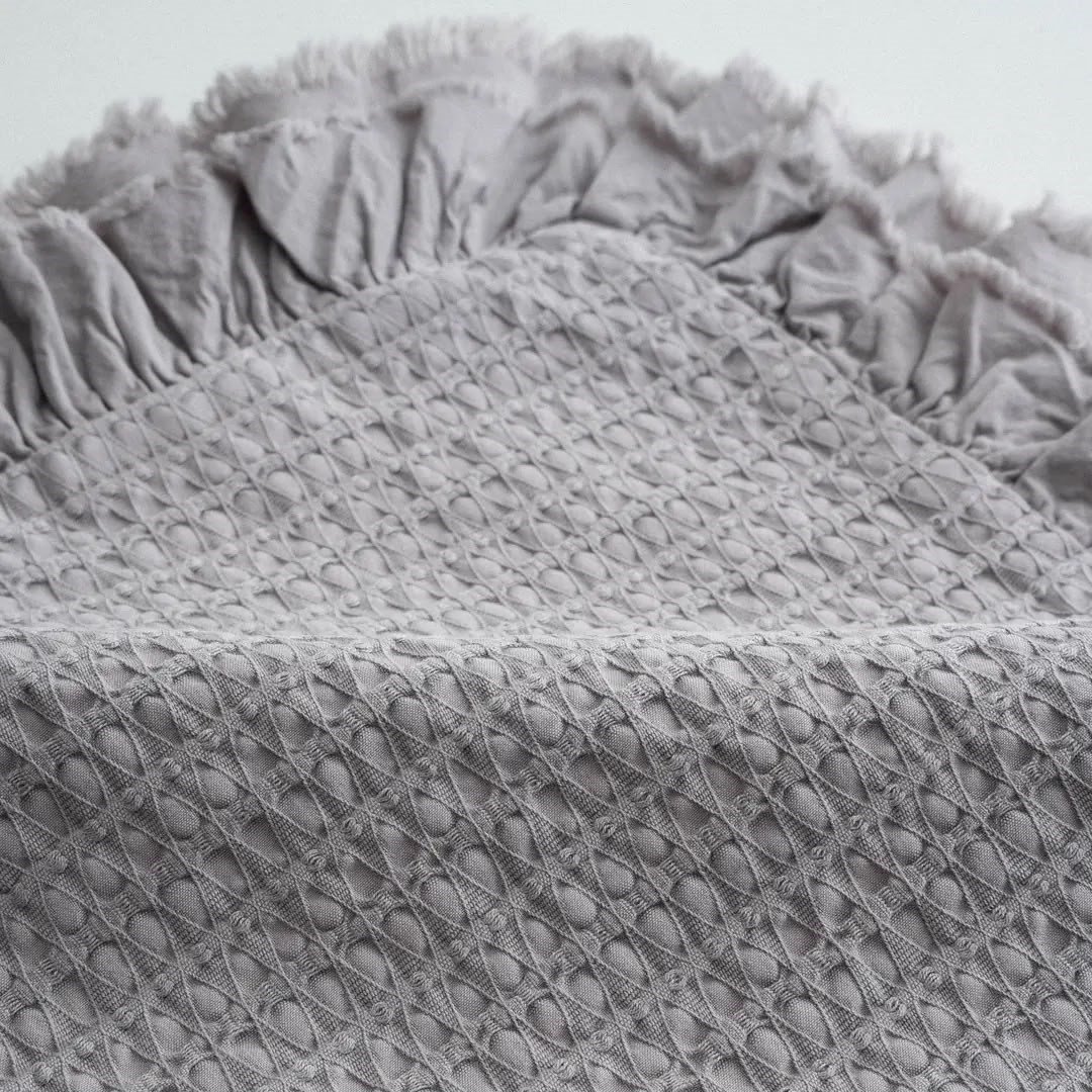 Eco Cotton Ayda Battal Boy Nevresim Takımı Organik Pamuk Gri