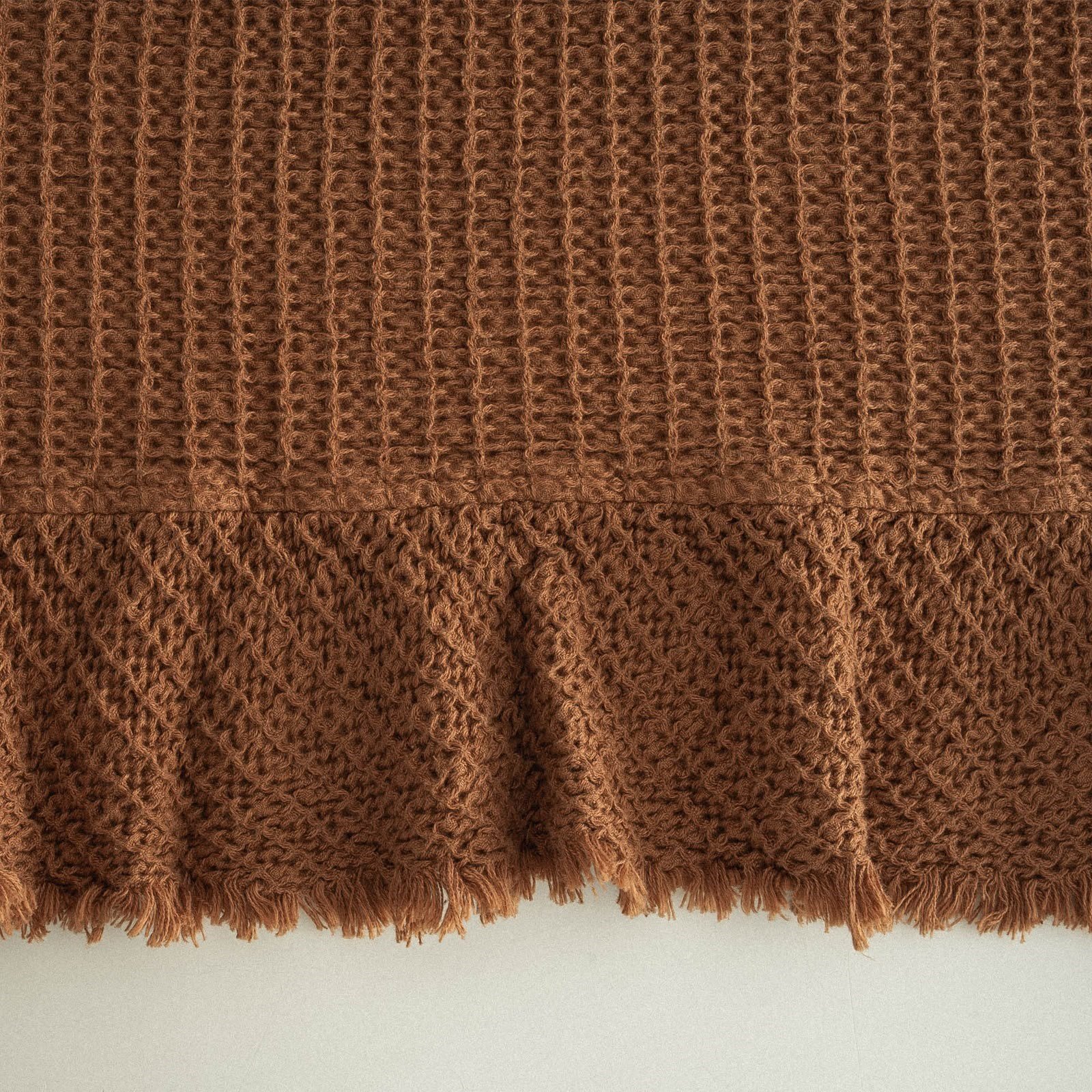 Eco Cotton Dina Çift Kişilik Organik Pamuk Pike Yatak Örtüsü Seti Terra