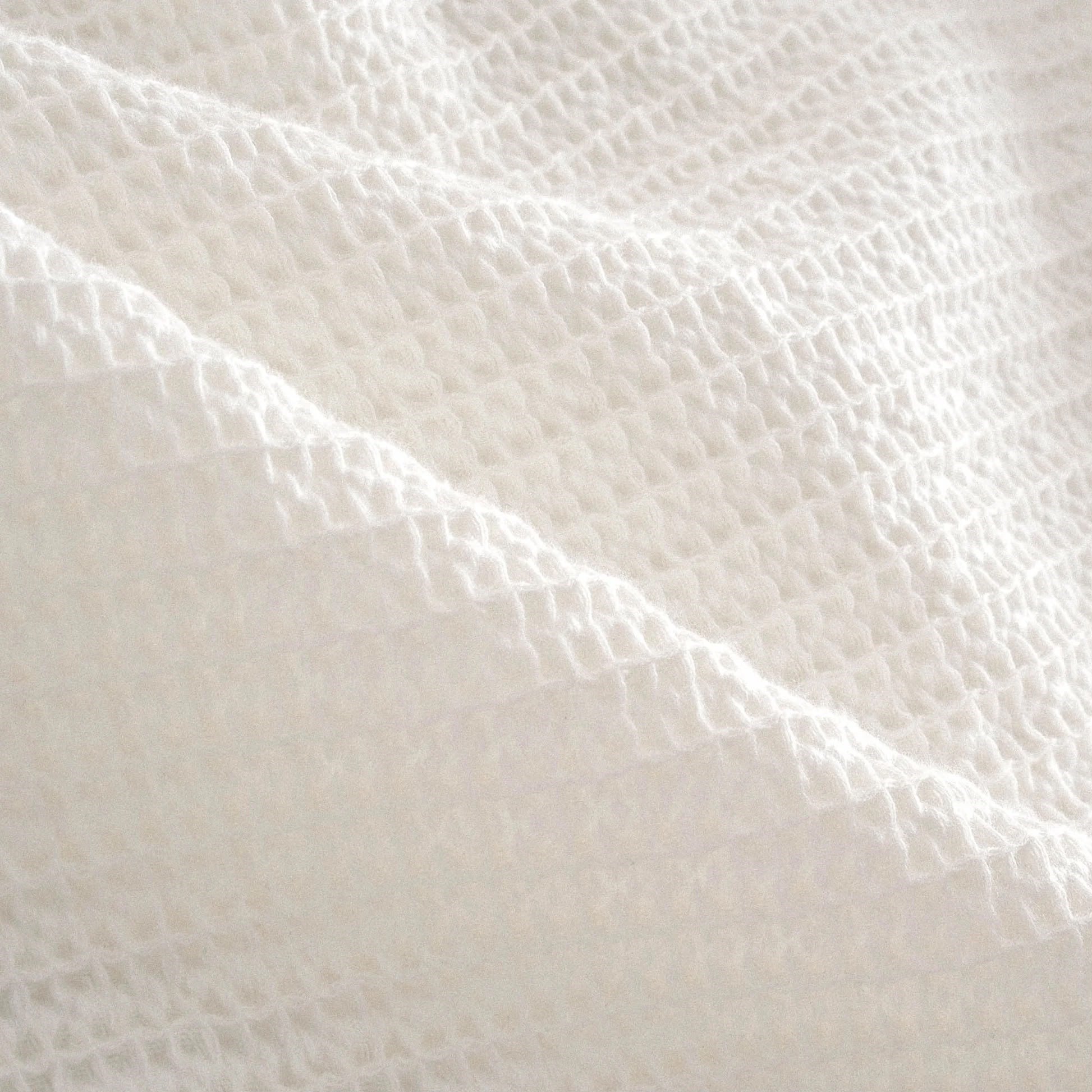 Eco Cotton Dina Çift Kişilik Organik Pamuk Pike Yatak Örtüsü Seti Krem
