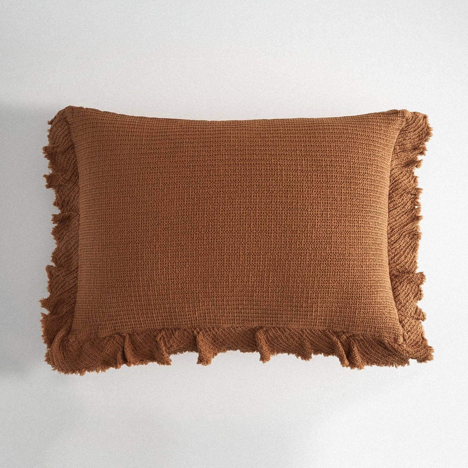 Eco Cotton Dina Çift Kişilik Organik Pamuk Pike Yatak Örtüsü Seti Terra