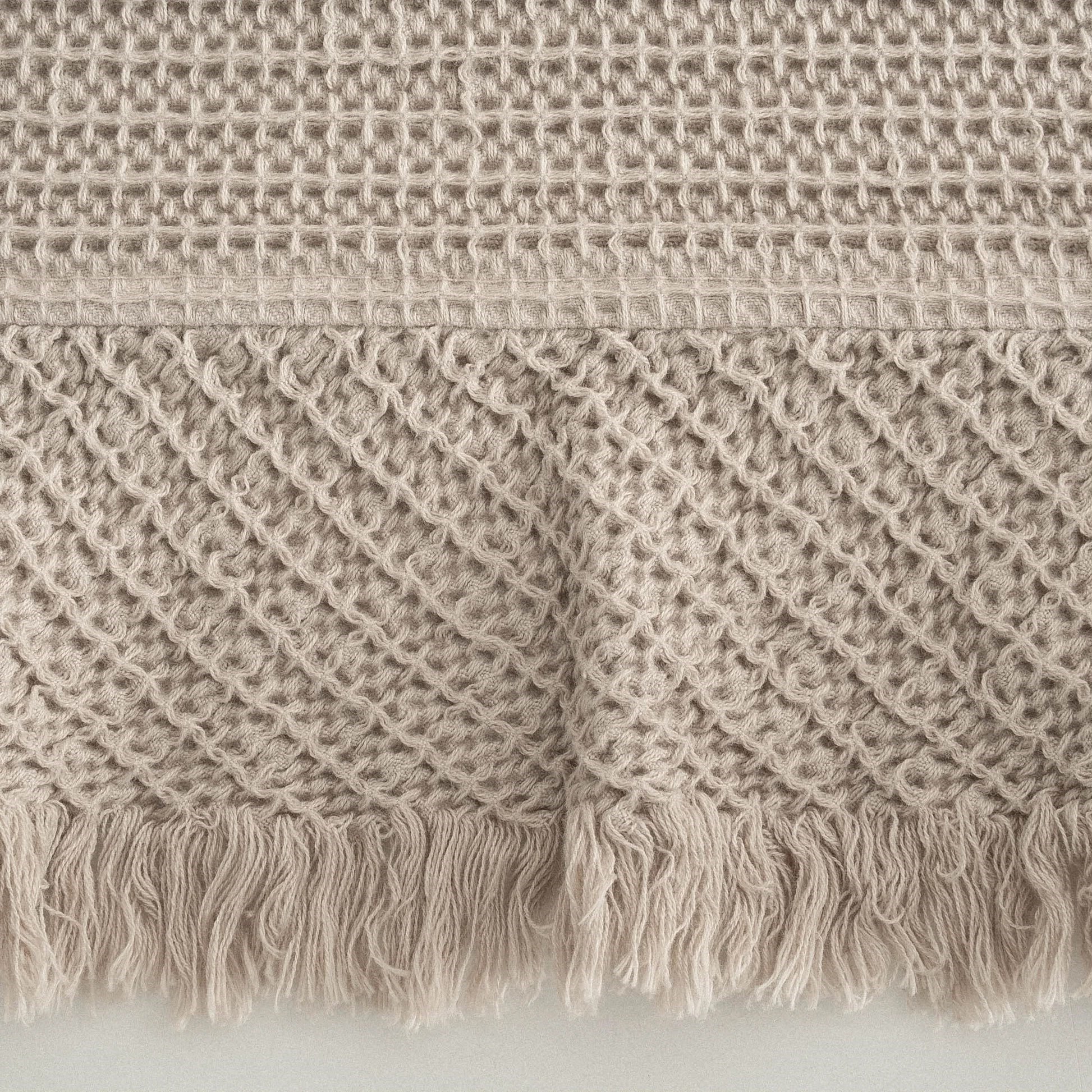 Eco Cotton Dina Çift Kişilik Organik Pamuk Pike Yatak Örtüsü Seti Bej