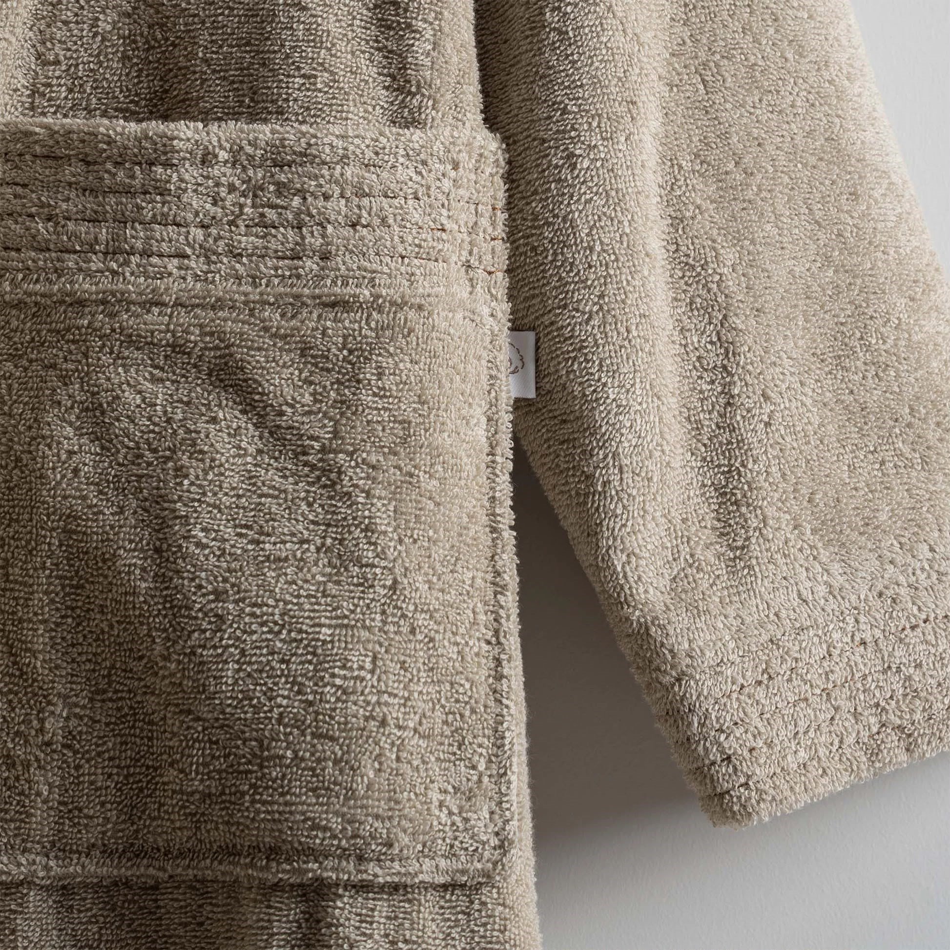 Eco Cotton Ecosoft Yeni Erkek Bornoz Organik Pamuk Bej