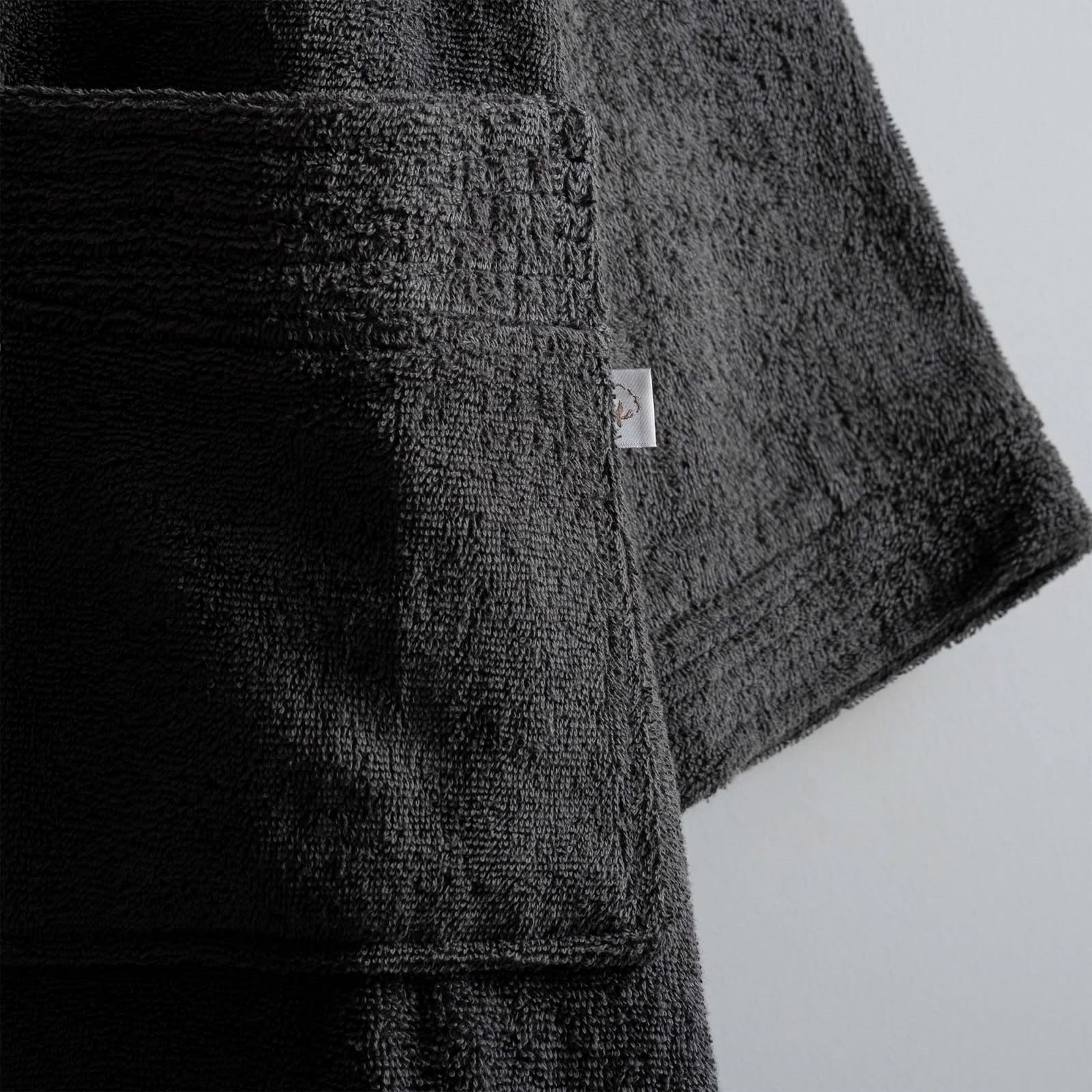 Eco Cotton Ecosoft Yeni Erkek Bornoz Organik Pamuk Antrasit