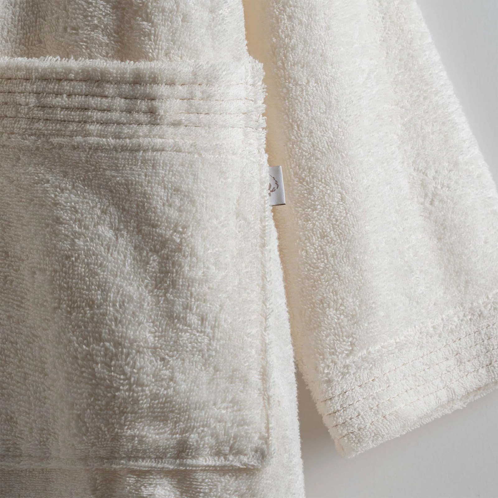 Eco Cotton Ecosoft Yeni Kadın Bornoz Organik Pamuk Krem