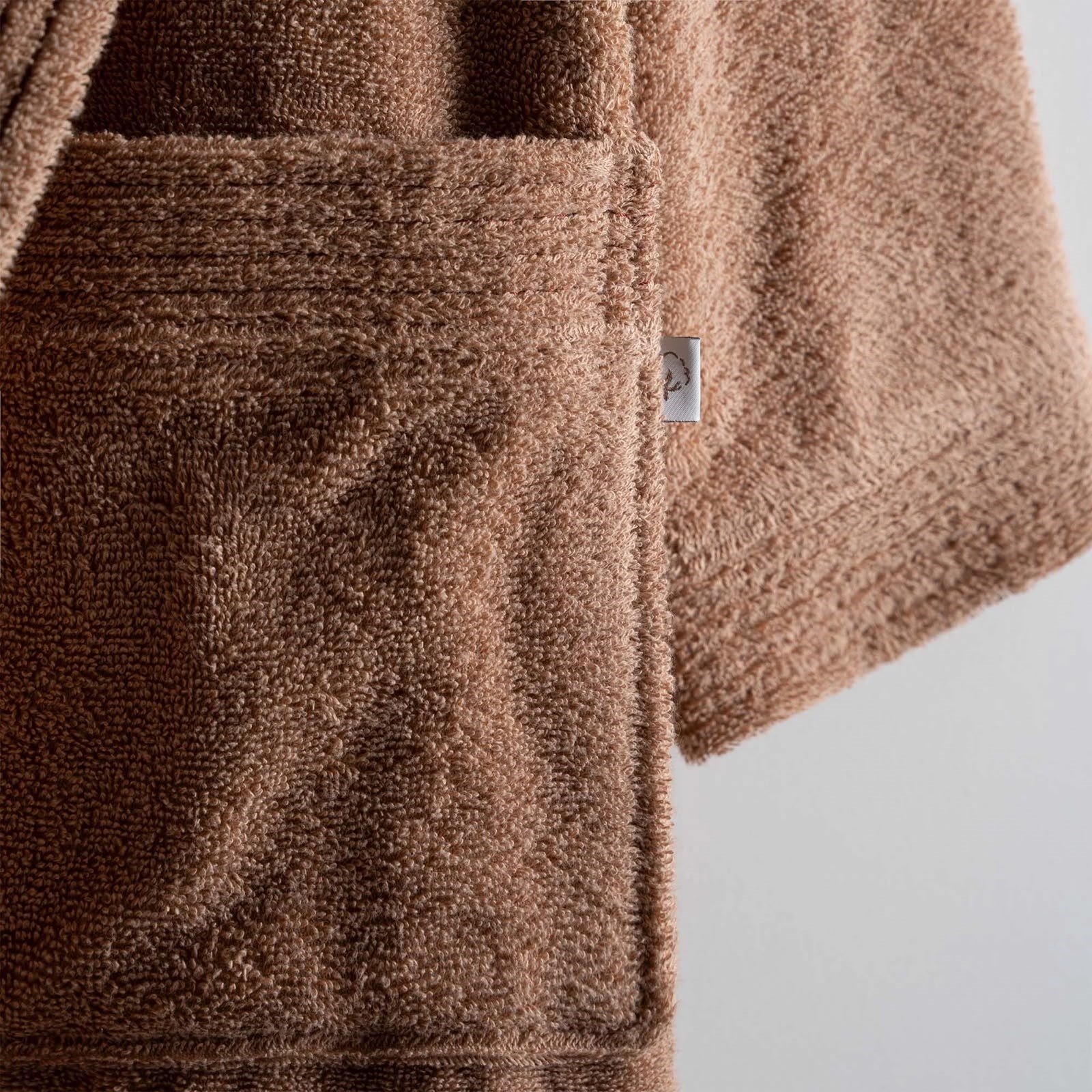 Eco Cotton Ecosoft Yeni Kadın Bornoz Organik Pamuk Terra