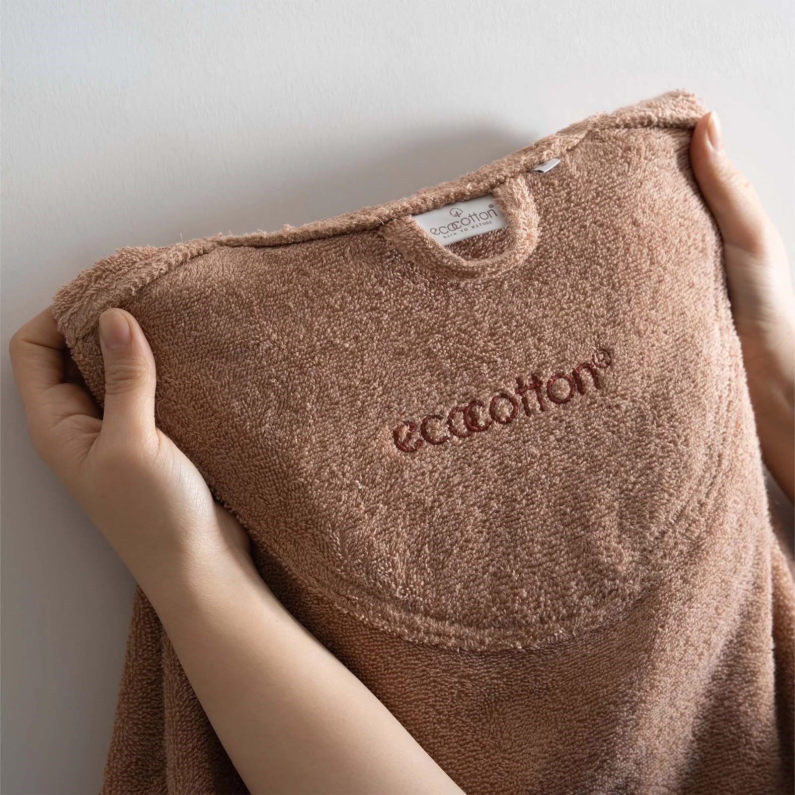 Eco Cotton Ecosoft Yeni Kadın Bornoz Organik Pamuk Terra