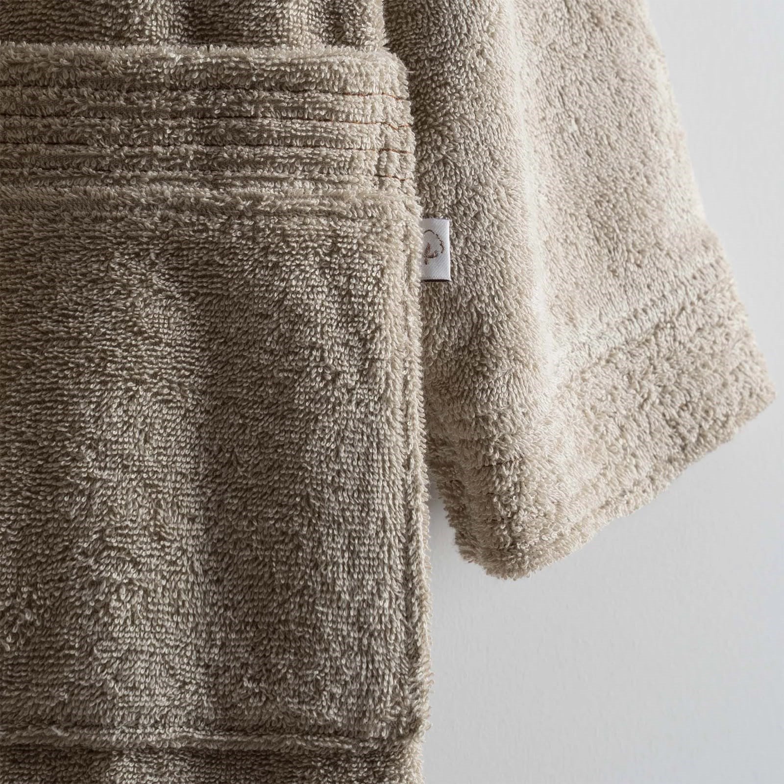 Eco Cotton Ecosoft Yeni Kadın Bornoz Organik Pamuk Bej