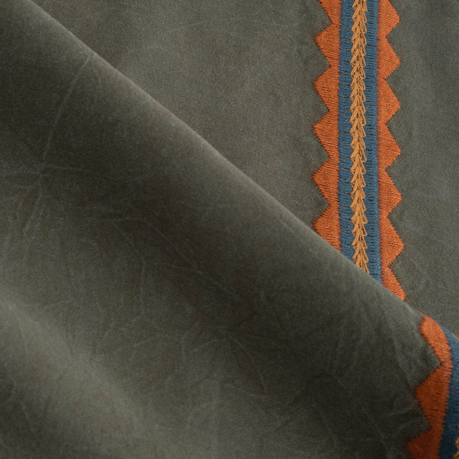 Eco Cotton Hazar Çift Kişilik Nevresim Takımı Organik Pamuk Saten Yeşil