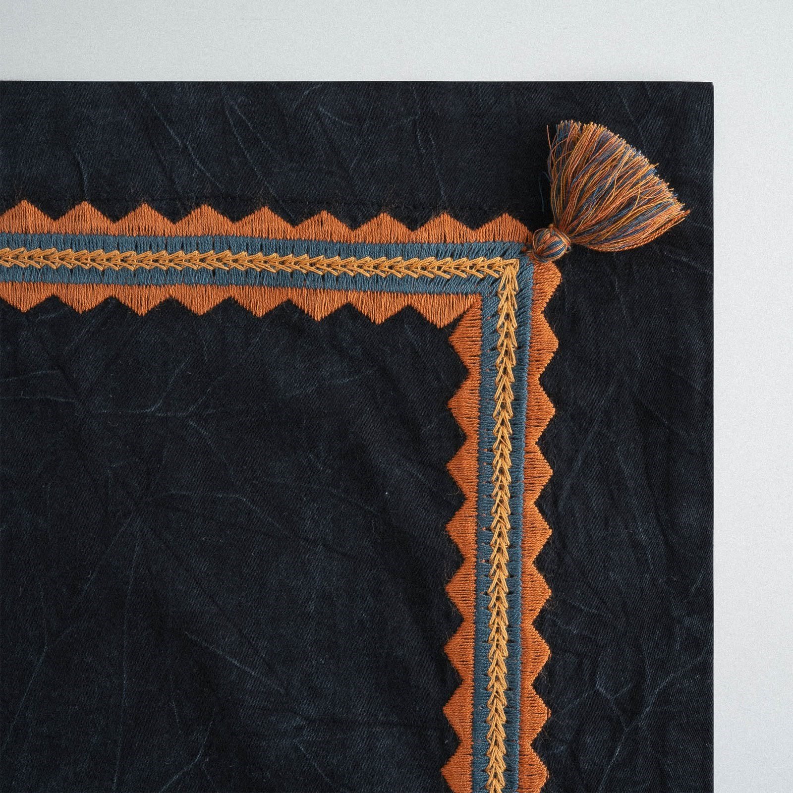Eco Cotton Hazar Çift Kişilik Nevresim Takımı Organik Pamuk Saten Siyah