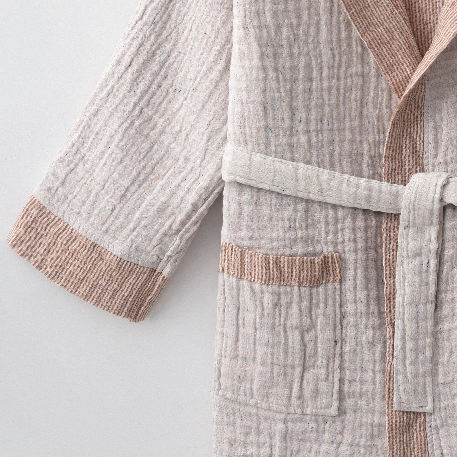 Eco Cotton Melinda Çocuk Bornoz Organik Pamuk Müslin Terra