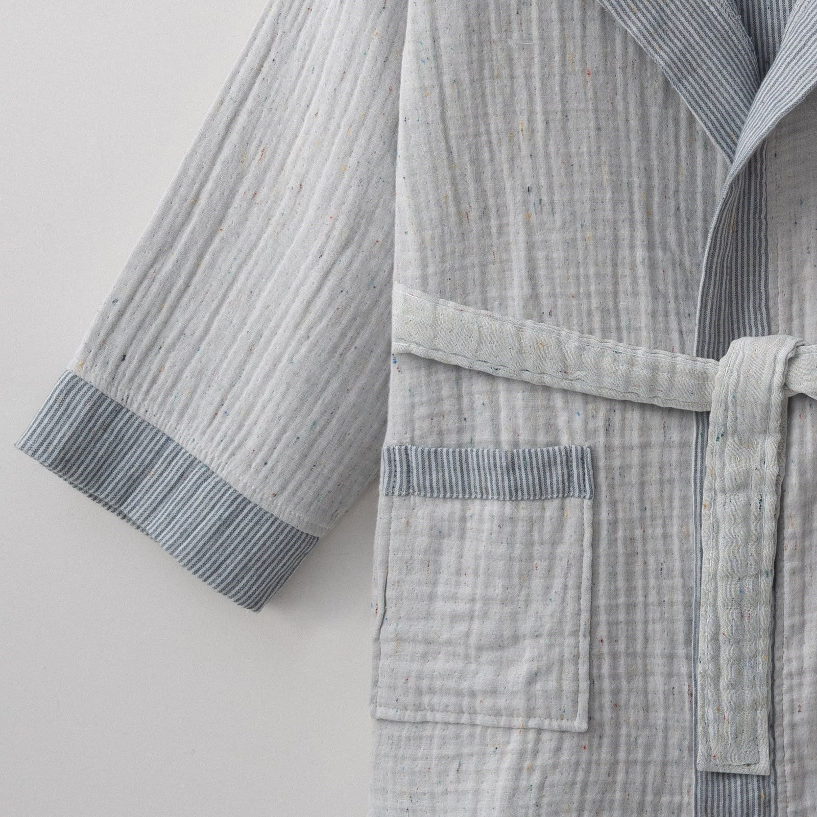 Eco Cotton Melinda Çocuk Bornoz Organik Pamuk Müslin Lacivert