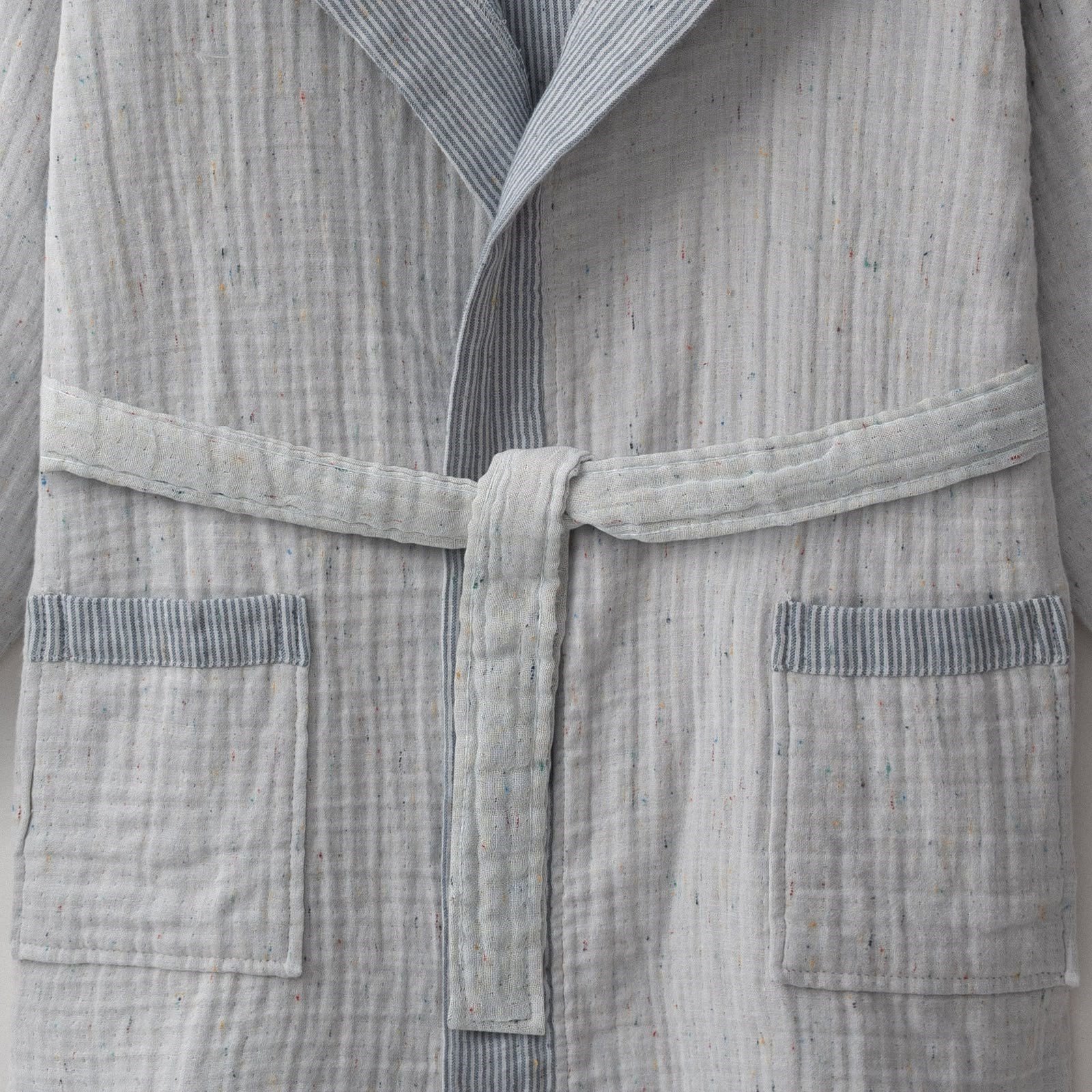 Eco Cotton Melinda Çocuk Bornoz Organik Pamuk Müslin Lacivert