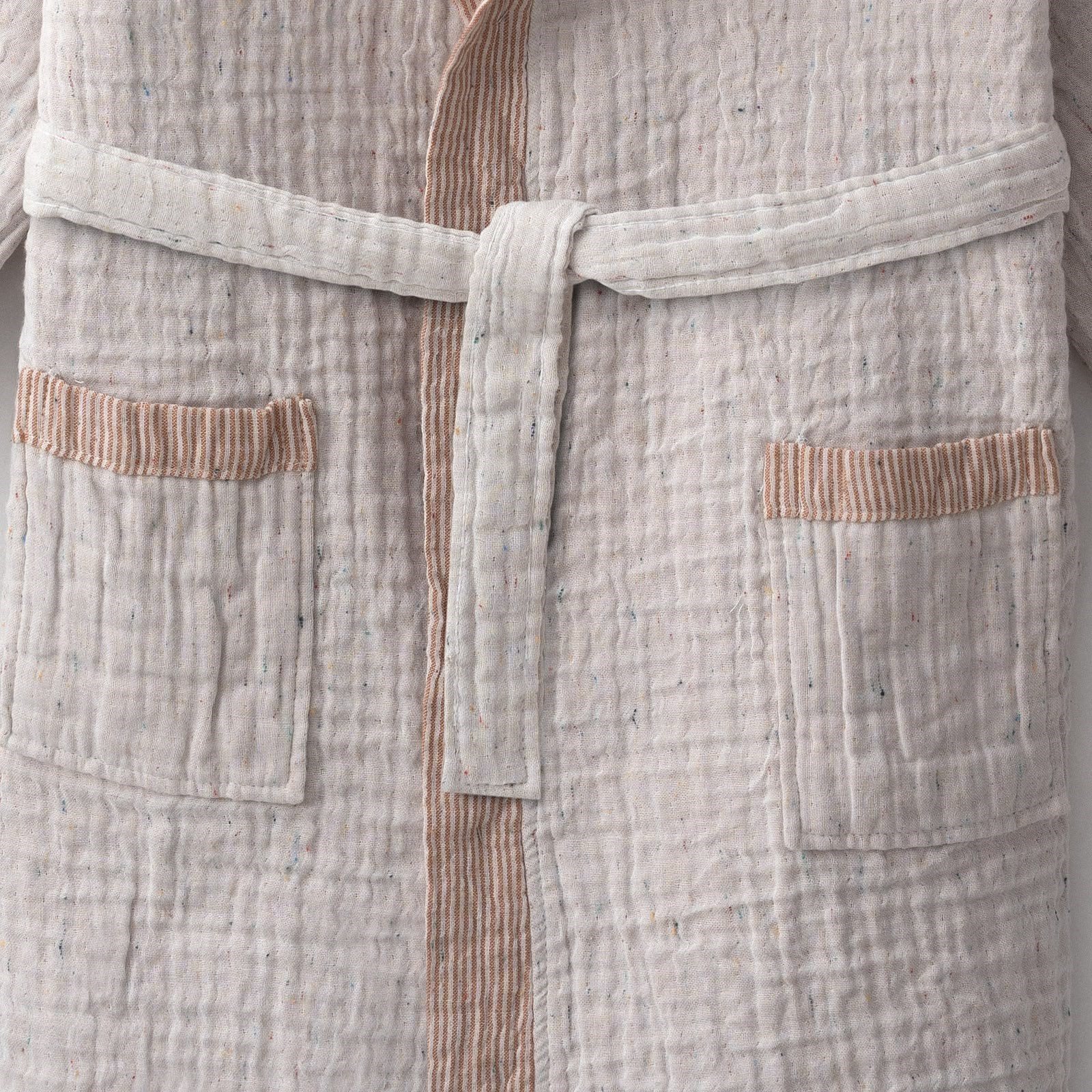 Eco Cotton Melinda Çocuk Bornoz Organik Pamuk Müslin Terra