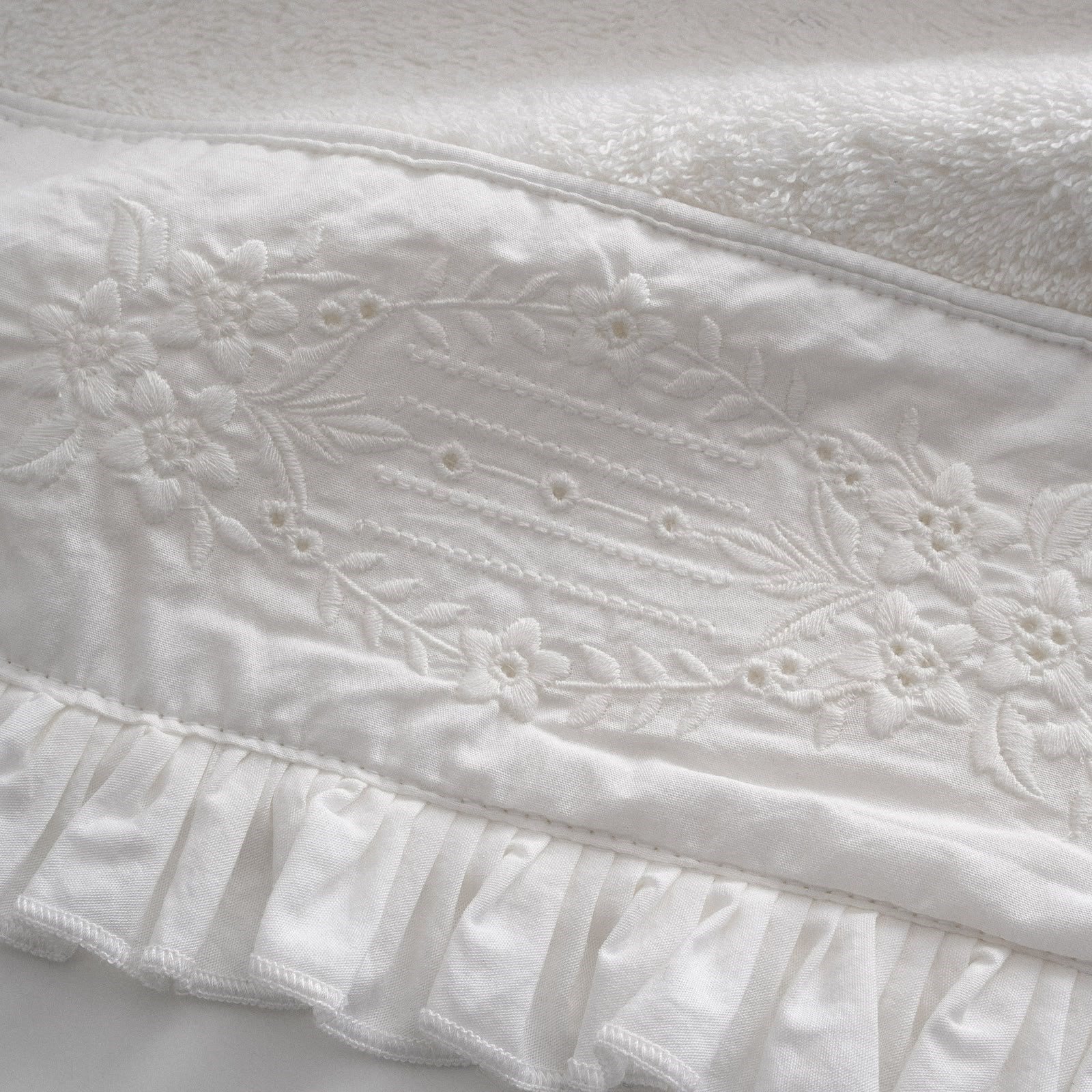 Eco Cotton Nare Aile Bornoz Seti Organik Pamuk Krem-Krem M/L