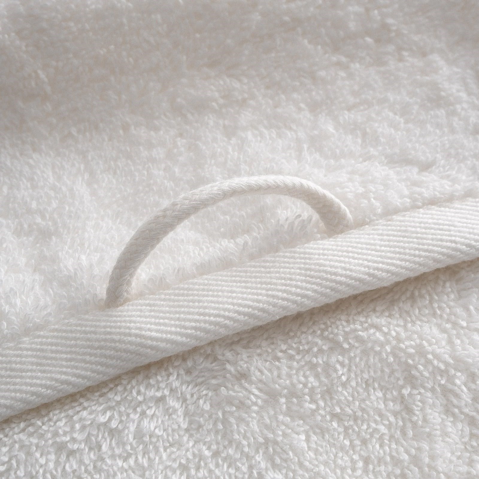 Eco Cotton Nare Aile Bornoz Seti Organik Pamuk Krem-Krem M/L