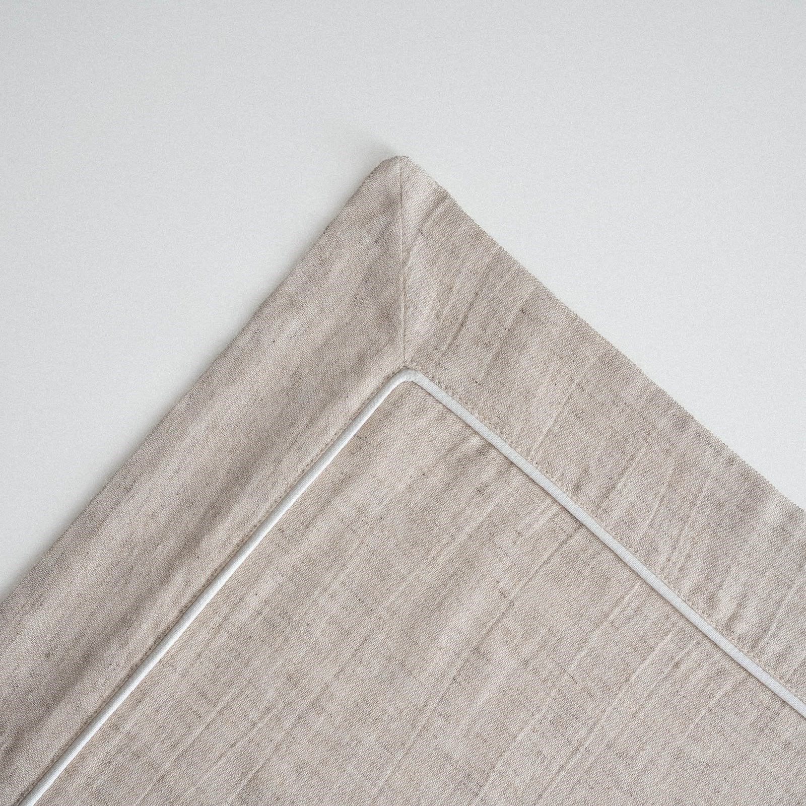 Eco Cotton Samira Çift Kişilik Nevresim Takımı Organik Pamuk Kenevir Karışımlı Bej