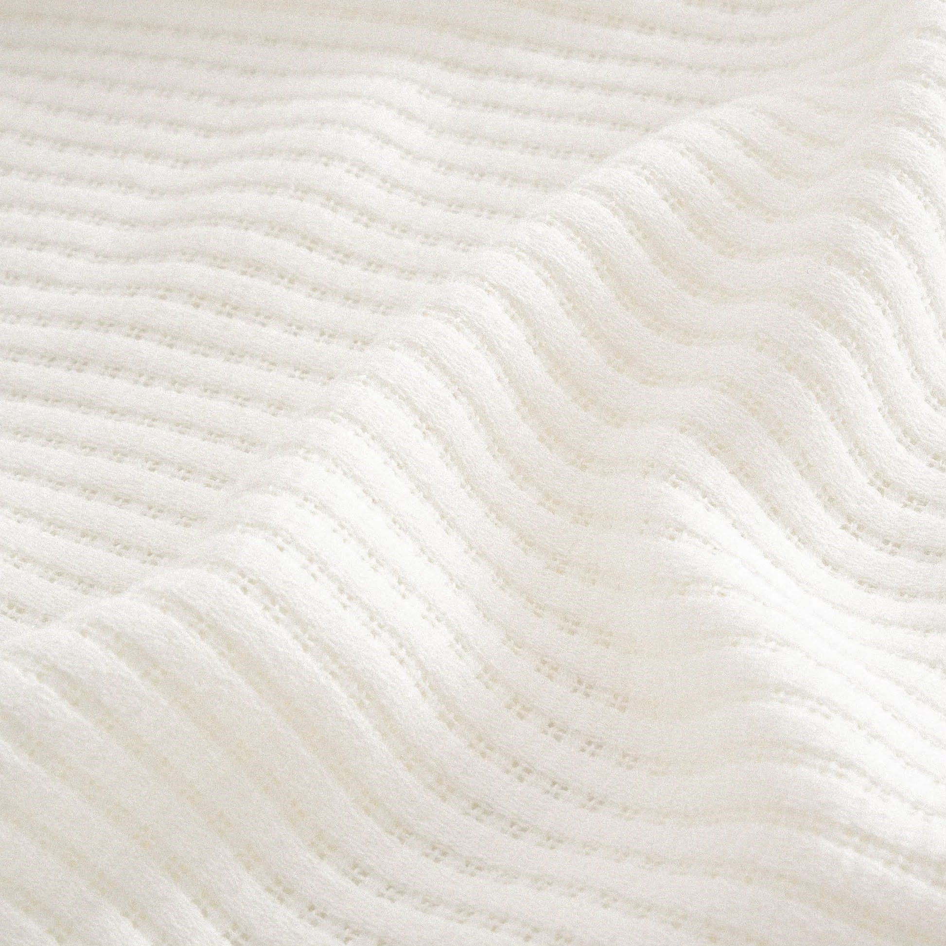 Ecocotton Alessa Çift Kişilik Pike Takımı Organik Pamuk Krem