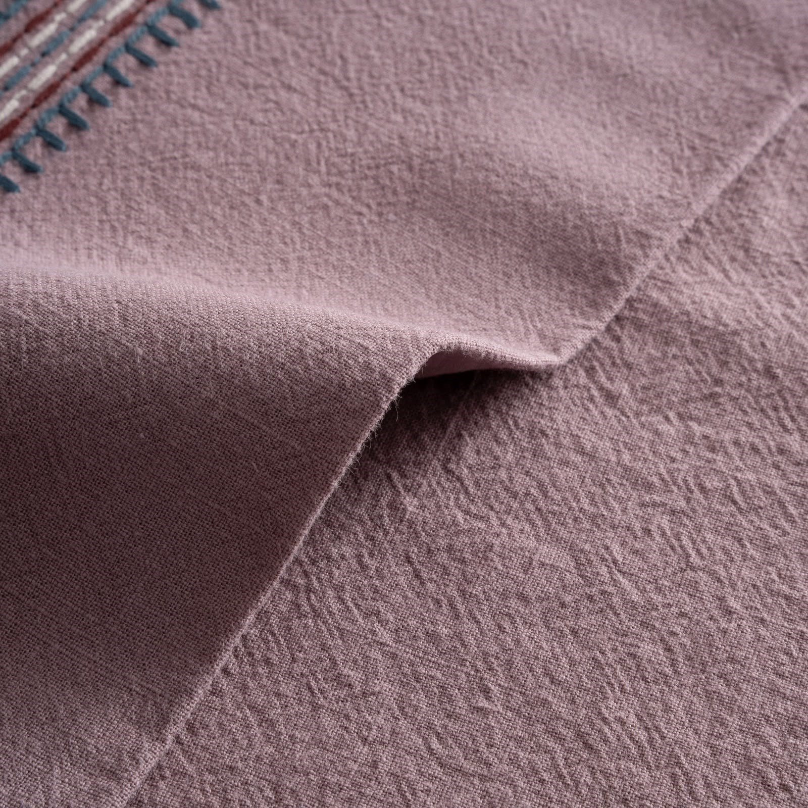 Ecocotton Elia Battal Boy Nevresim Takımı Organik Pamuk Keten Pudra