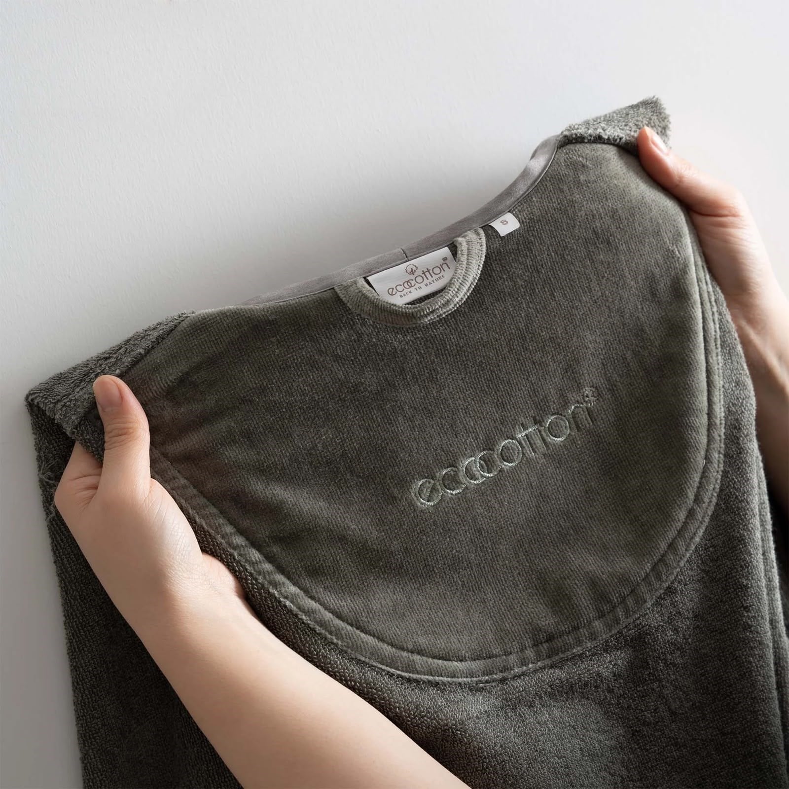 Ecocotton Farah Kadın Bornoz Organik Pamuk Yeşil