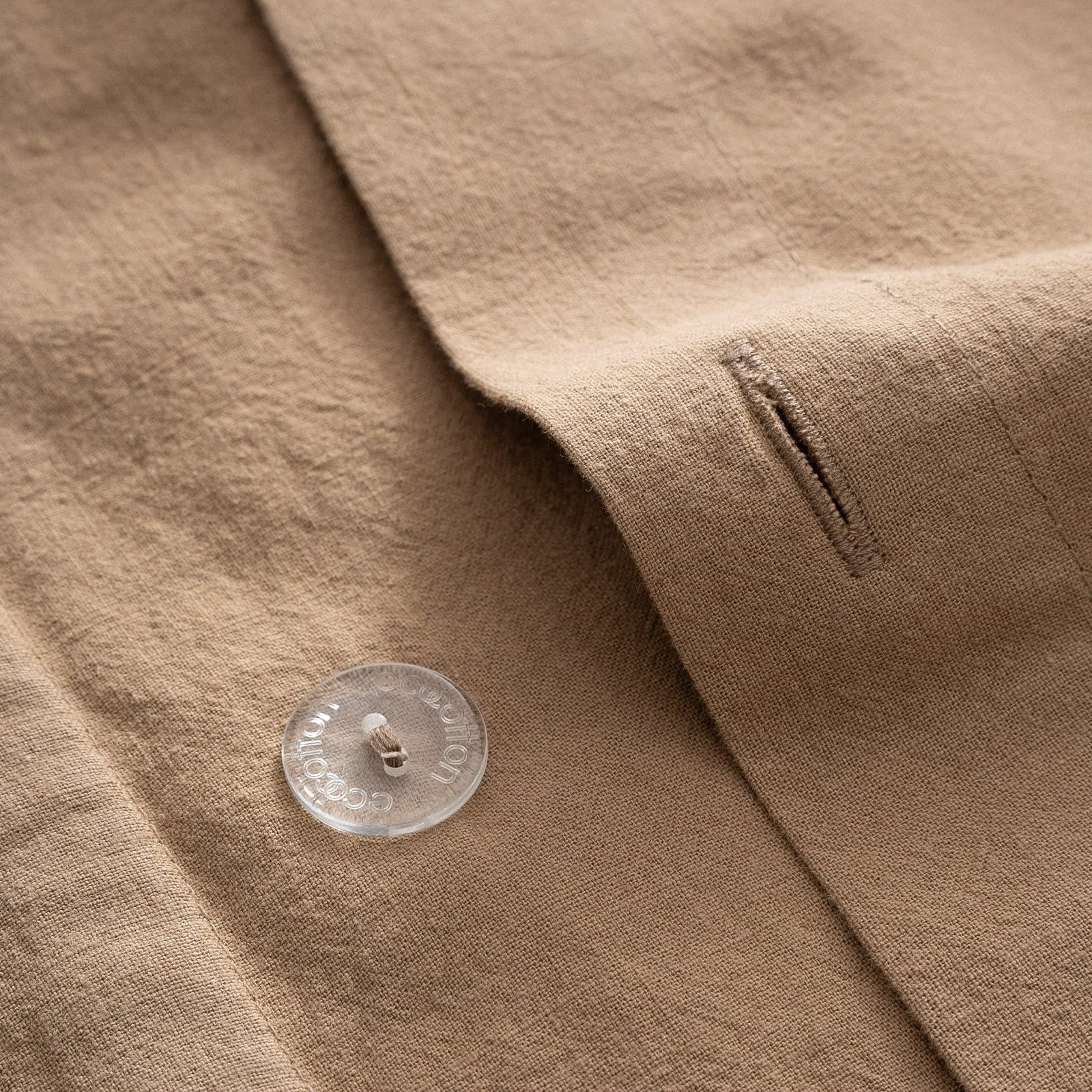 Ecocotton Marla Çift Kişilik Nevresim Takımı Organik Pamuk Keten Hardal