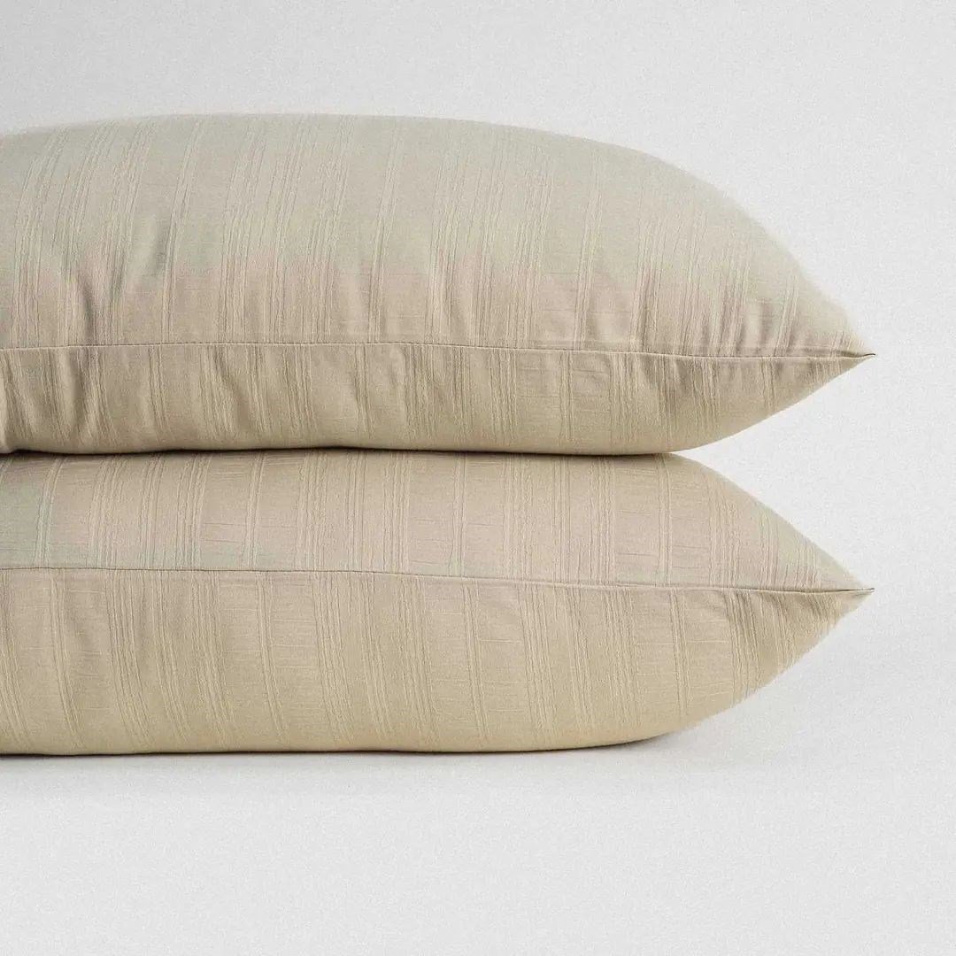 Ecocotton Miha 2'li Yastık Kılıfı Organik Pamuk Yeşil