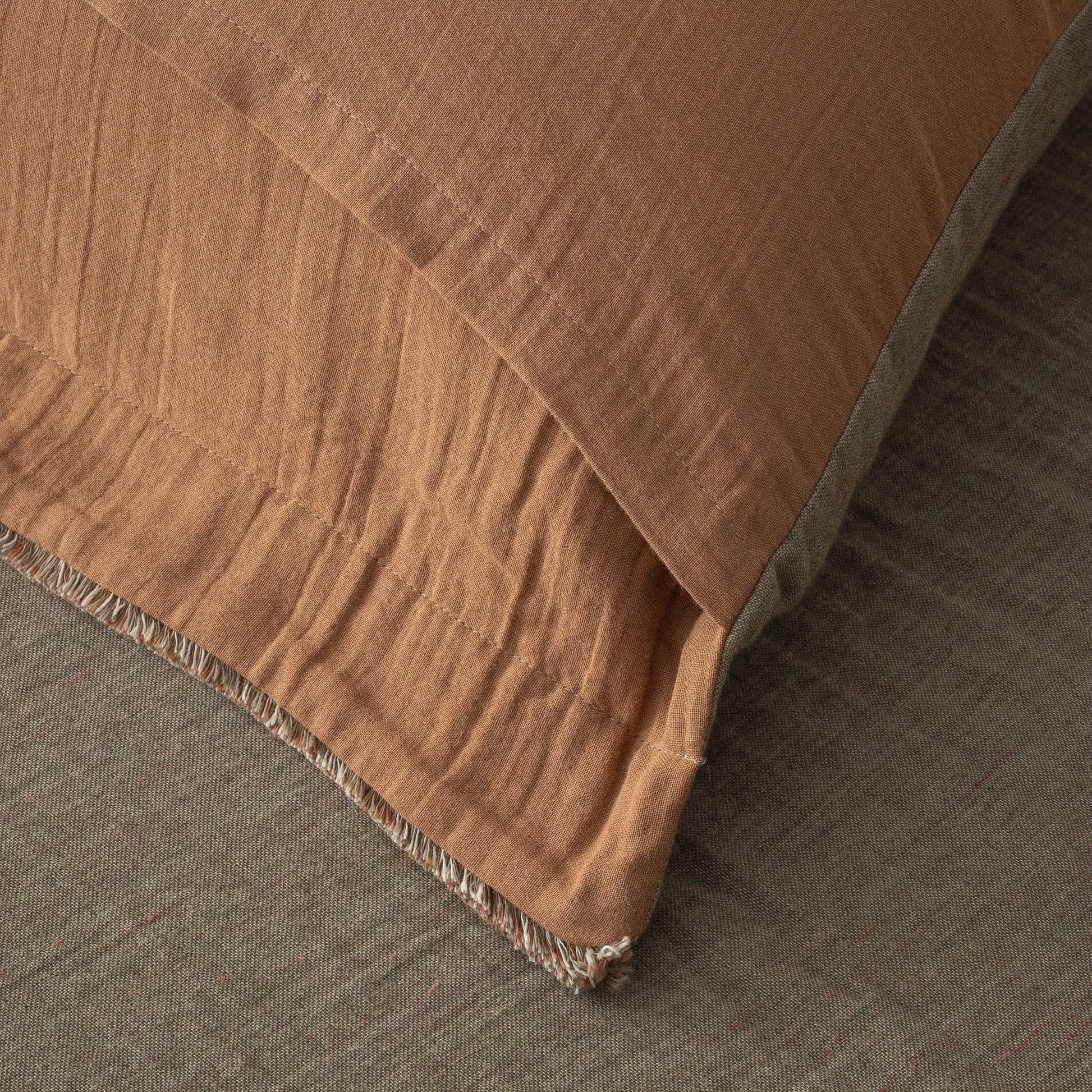 Ecocotton Muna Çift Kişilik Pike Seti Organik Pamuk Yeşil-Terra