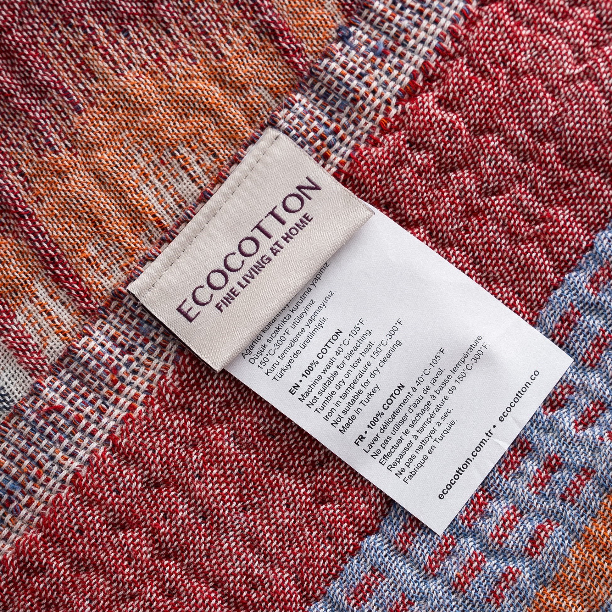 Ecocotton Riva Peştemal Organik Pamuk Renkli