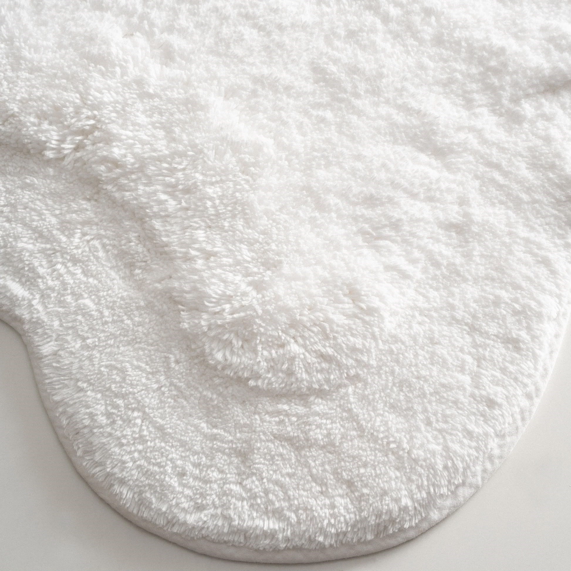 Ecocotton Sara 2'li Banyo Paspas Seti Pamuk Beyaz