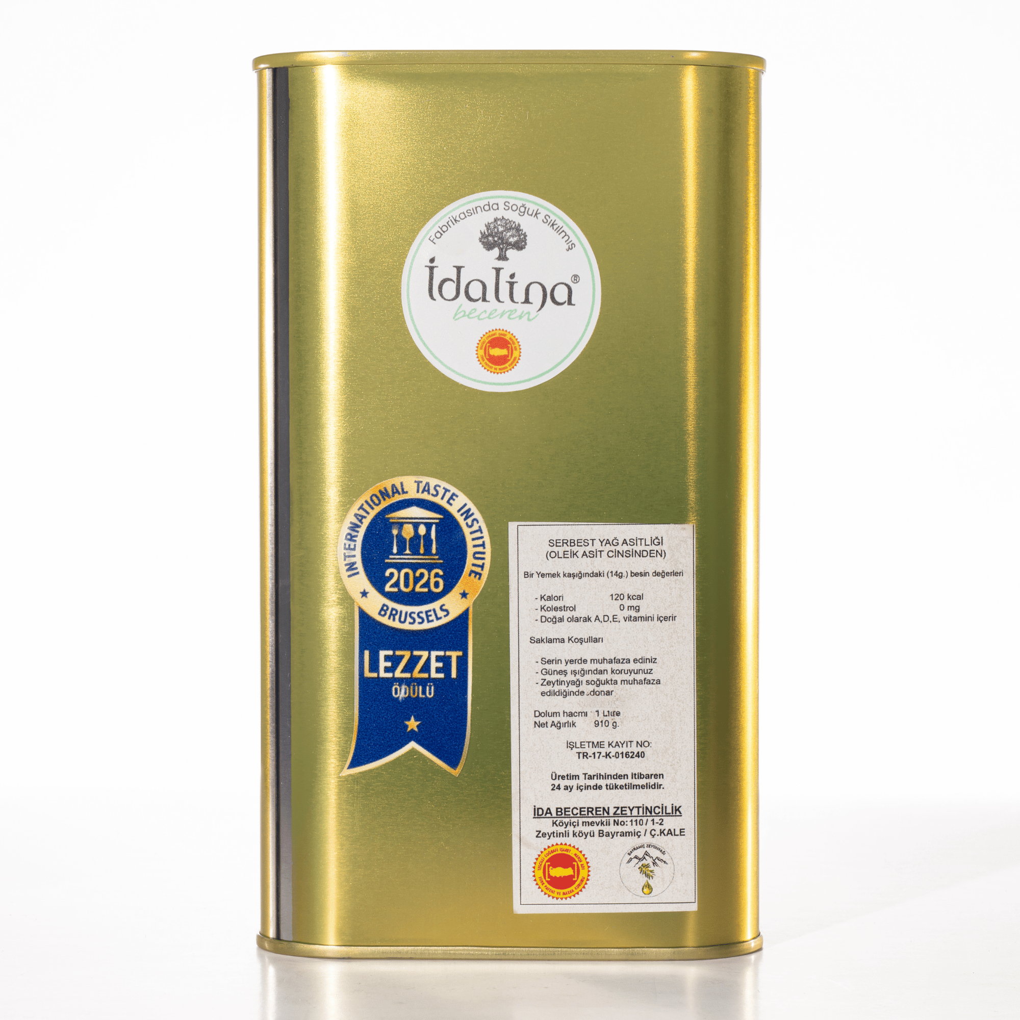 5L Premium İlk Gün Hasadı Zeytinyağı