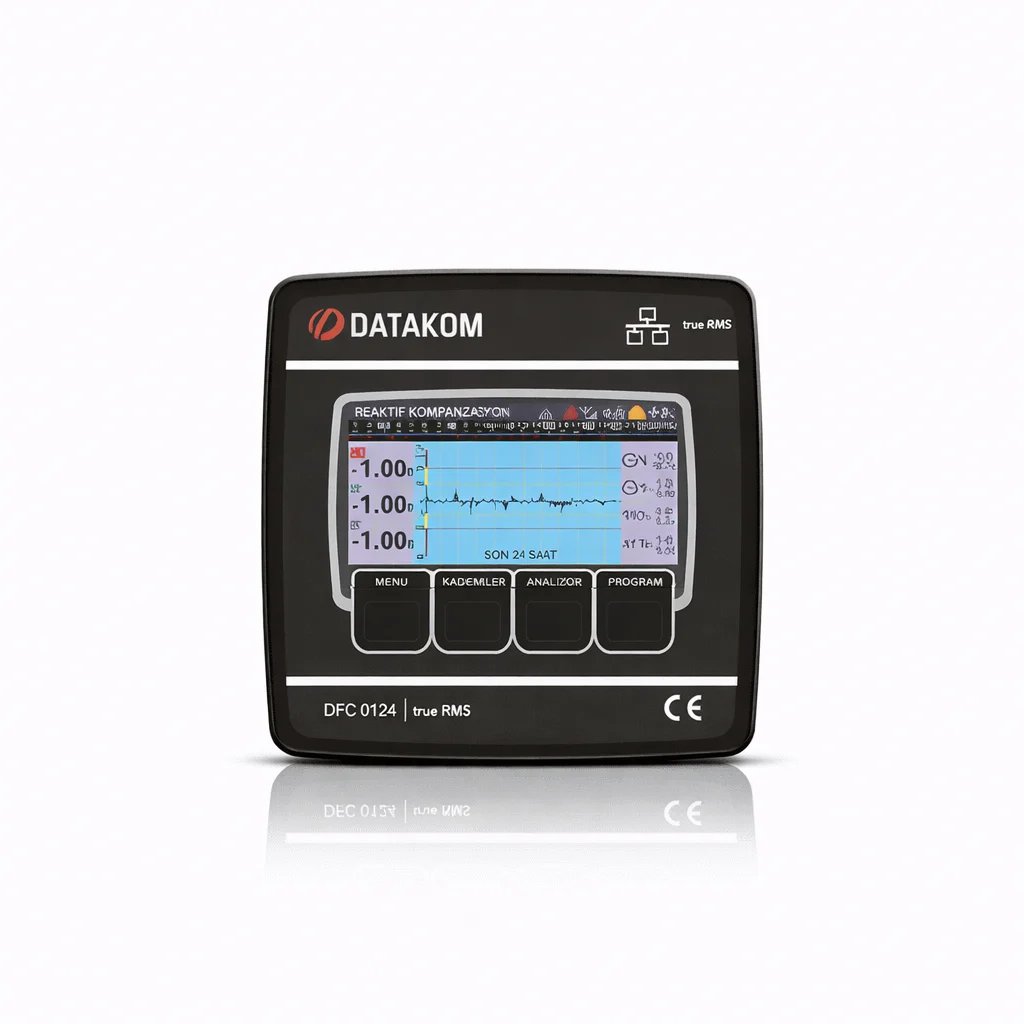 DATAKOM DFC-0124 TFT 4.3'' (24 RC) SVC'Lİ REAKTİF GÜÇ KONTROL RÖLESİ