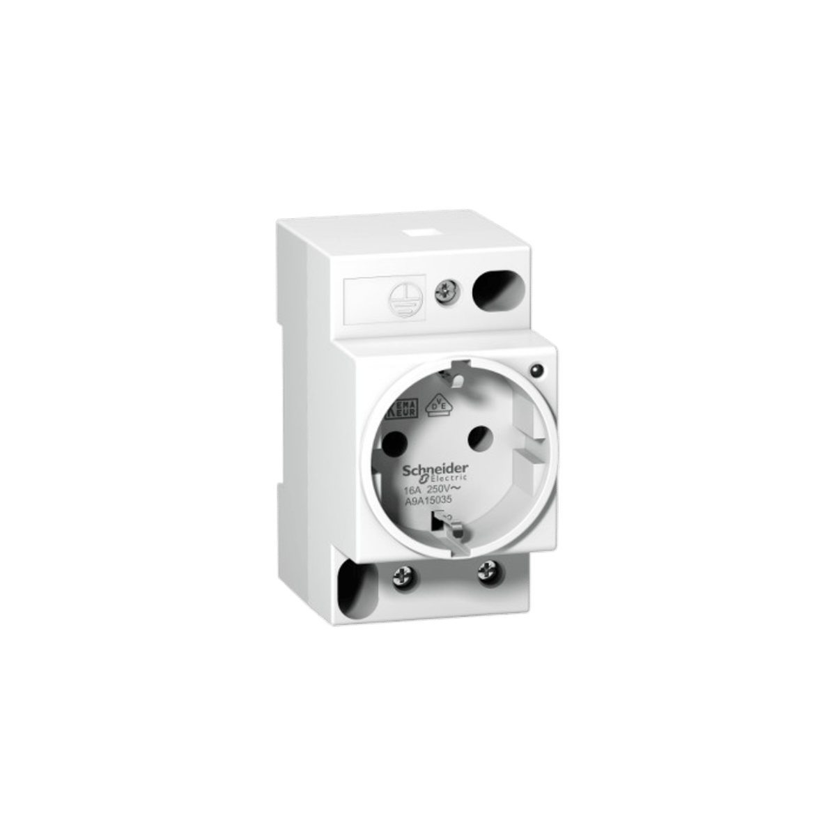 Schneider A9A15035 Din Ray Tipi Modüler Priz Işıklı