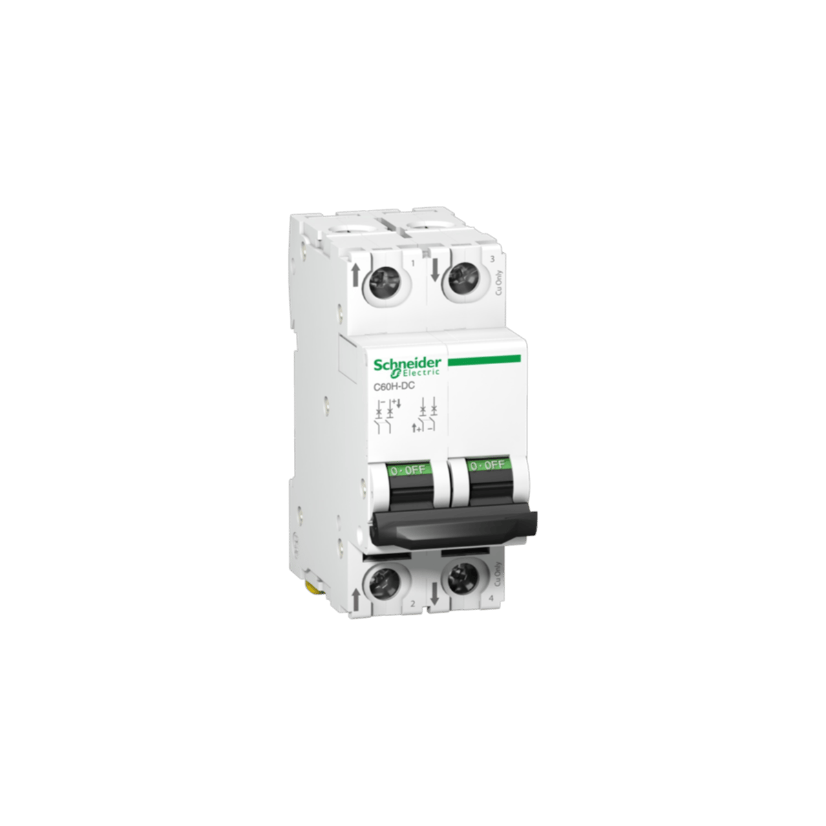 Schneider A9N61539 C60H DC 2 Faz 63A 6kA C Tipi Otomat