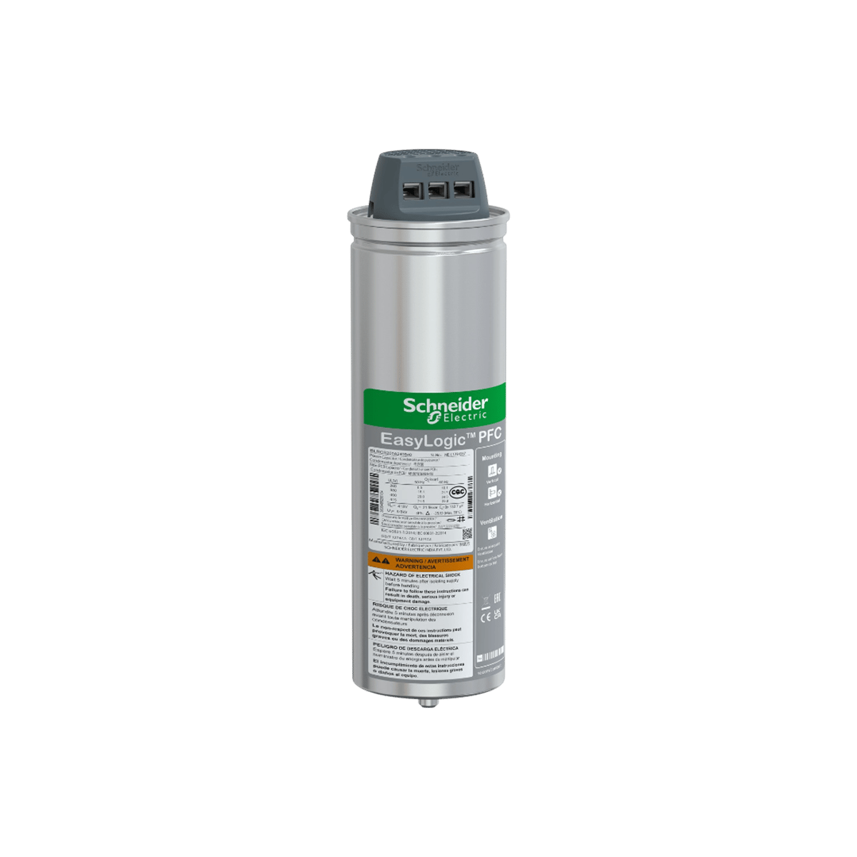 Schneider BLRCS200A240B40 Can Kondansatör Sd, 3 Faz, 20 Kvar, 400v, 50hz