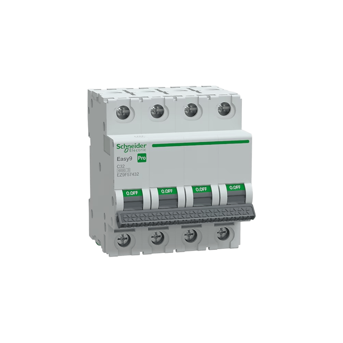 Schneider EZ9F57432 Pro 4 Faz, 32a, 6 Ka, C Tipi Otomat Sigorta
