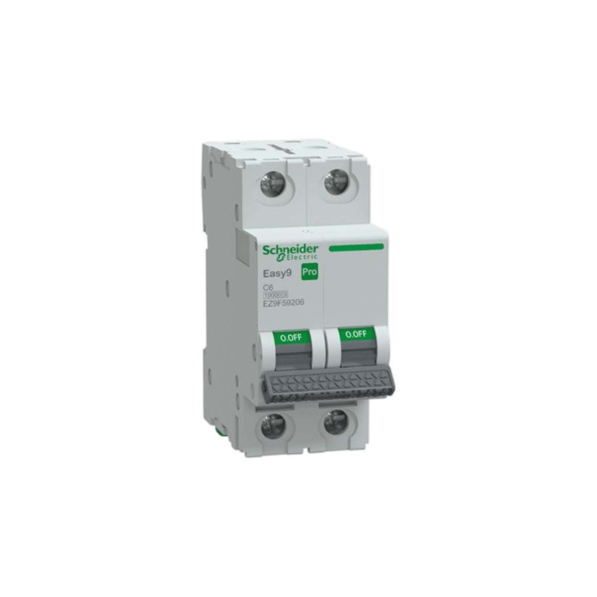 Schneider EZ9F59206 Pro 2 Faz, 6a, 10 Ka, C Tipi Otomat Sigorta