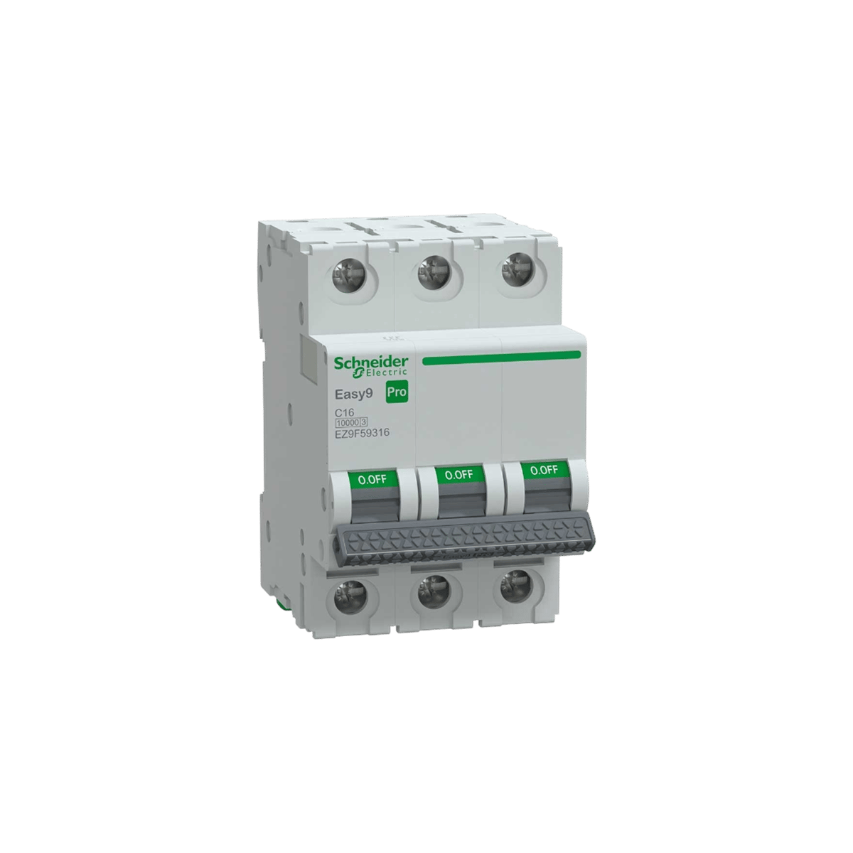 Schneider EZ9F59316 Pro 3 Faz, 16a, 10 Ka, C Tipi Otomat Sigorta