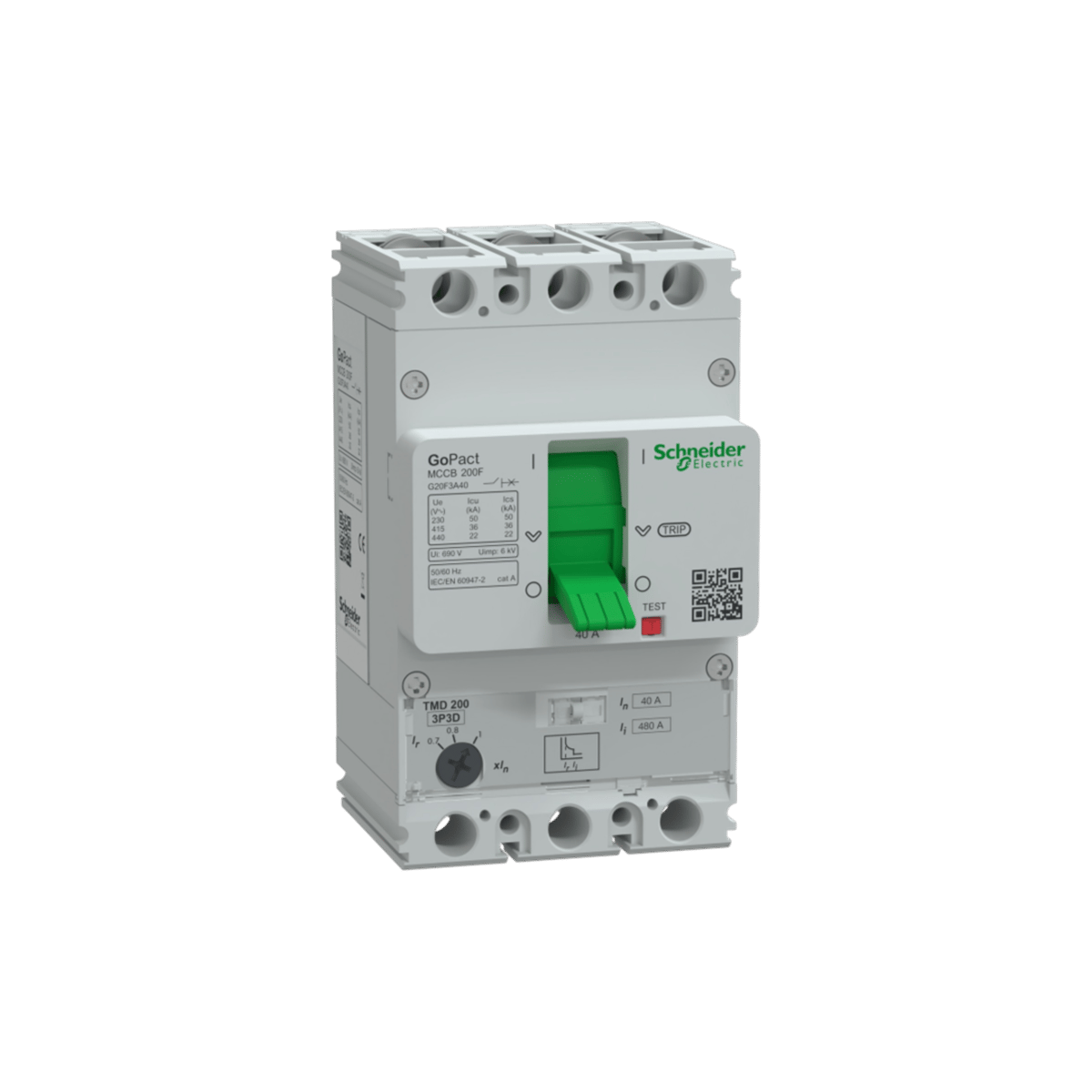 Schneider G20F3A40 Gopact 28-40a 3p Termik Manyetik Şalter 36ka