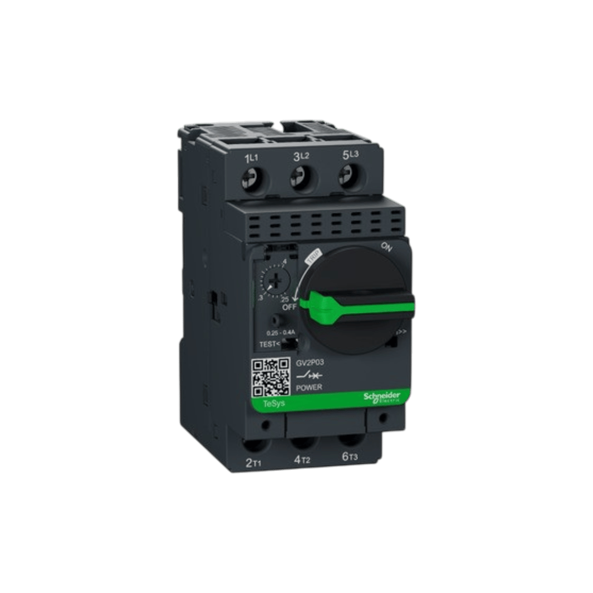 Schneider GV2P03 Motor Koruma Şalteri, 0,25-0,40a