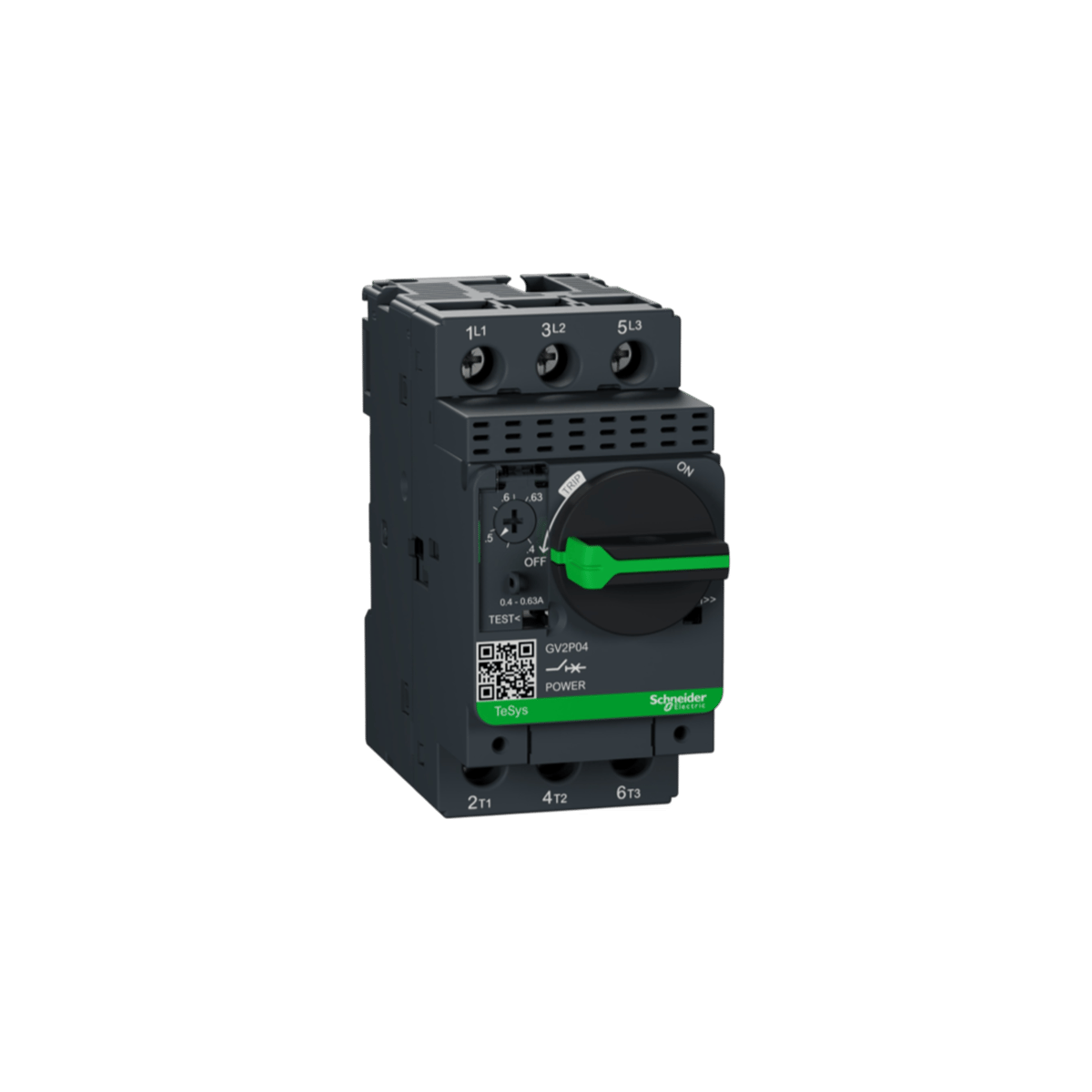 Schneider GV2P04 TeSys Motor Koruma Şalteri 0.40-0.63A