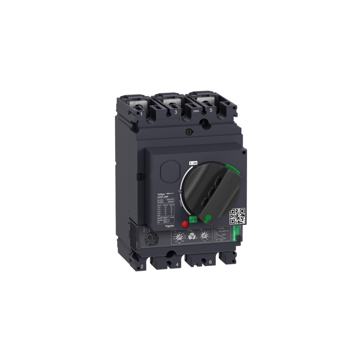 Schneider GV5P220F TeSys Motor Koruma Şalteri 132-220A (GV7RE220)