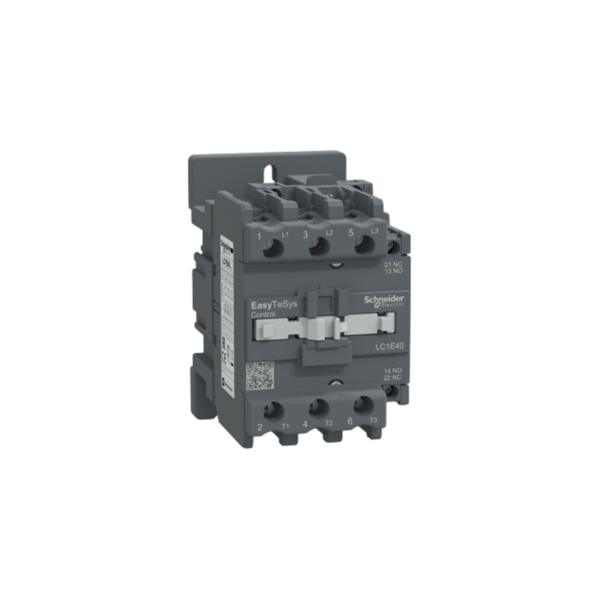 Schneider LC1E40B5 Kontaktör, 18,5 Kw, 40a, 24 Vac, 1 Na + 1 Nk
