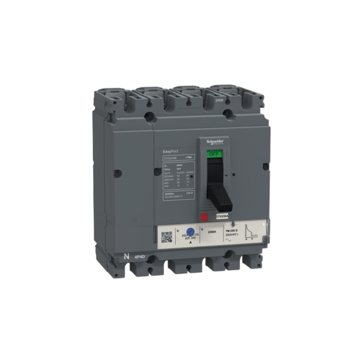 Schneider LV510315 Cvs100b Tm63d, 4p3d Devre Kesici
