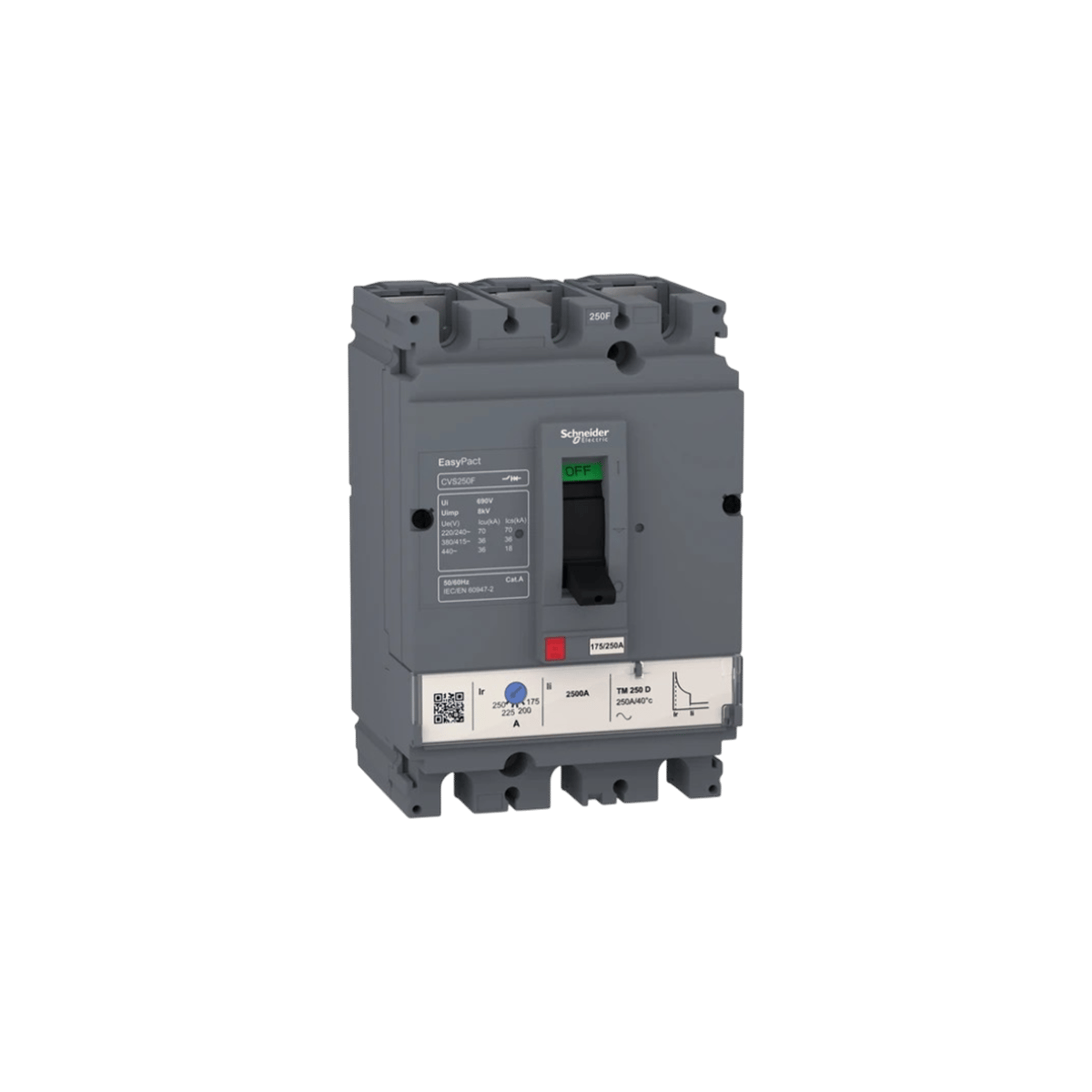 Schneider LV516332 CVS 88-125A Termik Manyetik Şalter 36kA