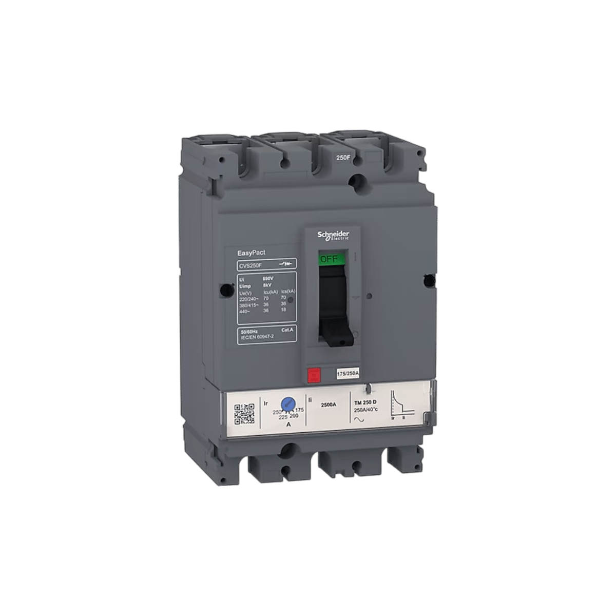 Schneider LV525332 Cvs 140-200a Termik Manyetik Şalter 36ka