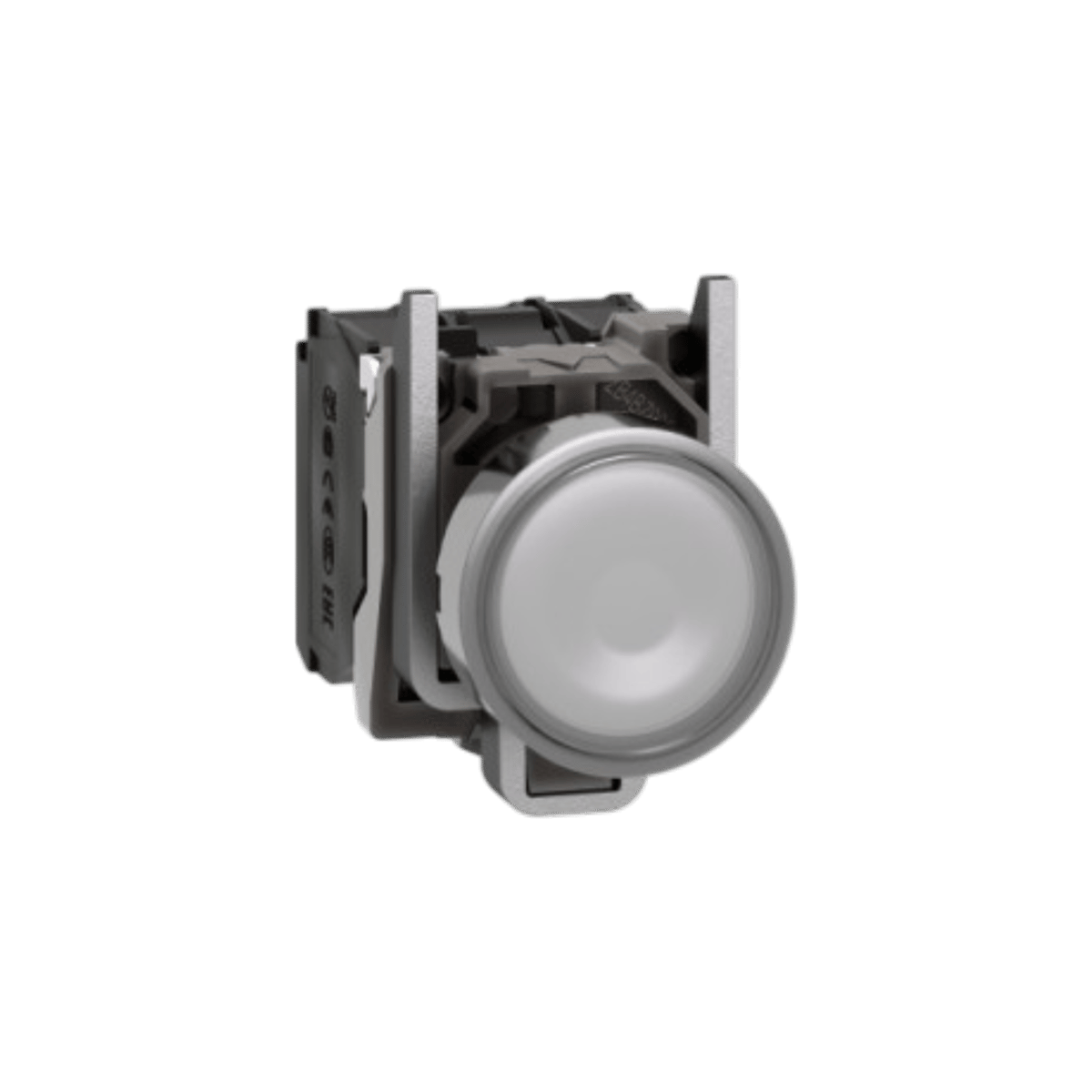 Schneider XB4BW31B5 Işıklı Yaylı Buton, Beyaz, 1 Na + 1 Nk, 24v Led