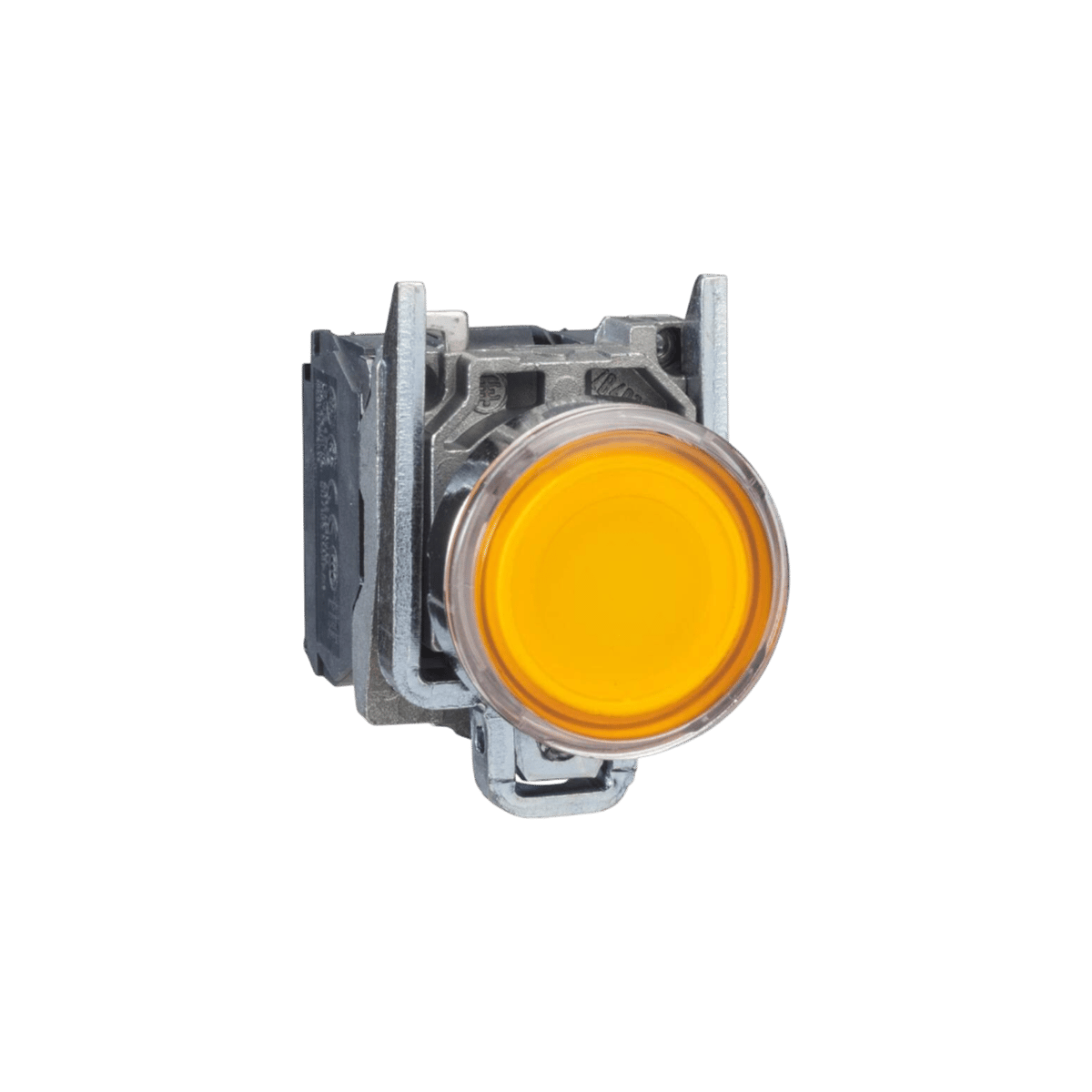 Schneider XB4BW35B5 Işıklı Yaylı Buton, Sarı, 1 Na + 1 Nk, 24v Led