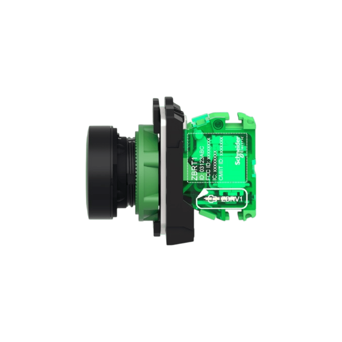 Schneider ZB5RTA3 Yeşil Buton Başlığı